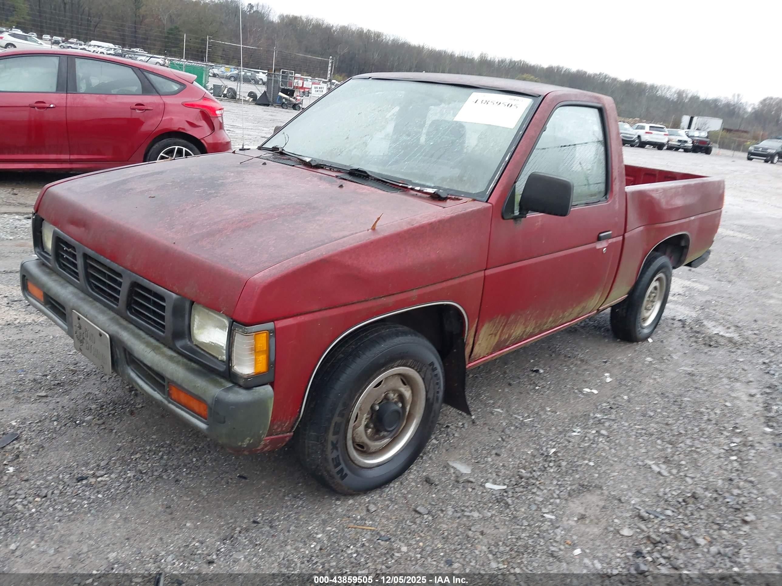 1993 Nissan Truck Short Wheelbase Red vin: 1N6SD11S6PC320786