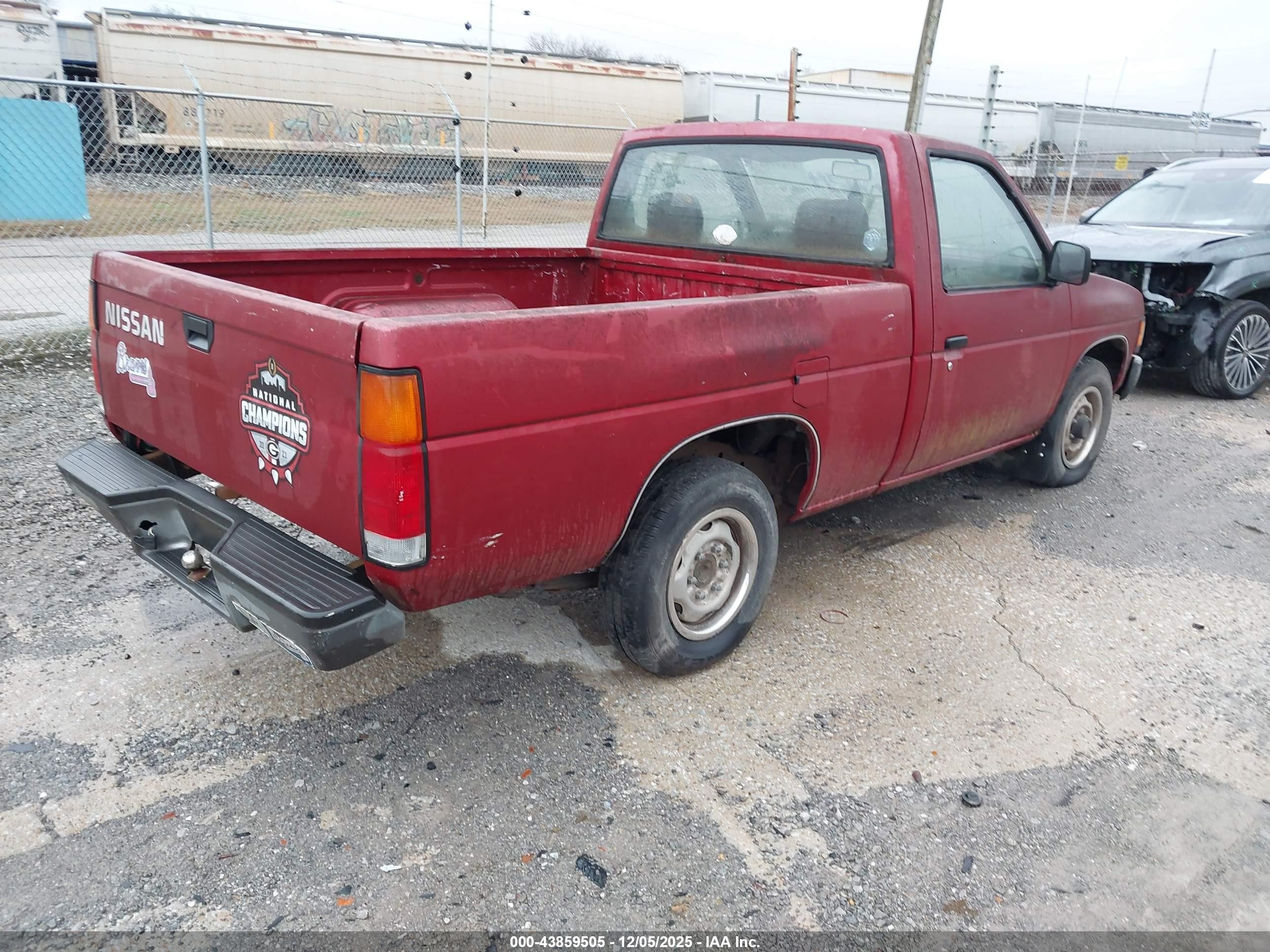 1993 Nissan Truck Short Wheelbase Red vin: 1N6SD11S6PC320786