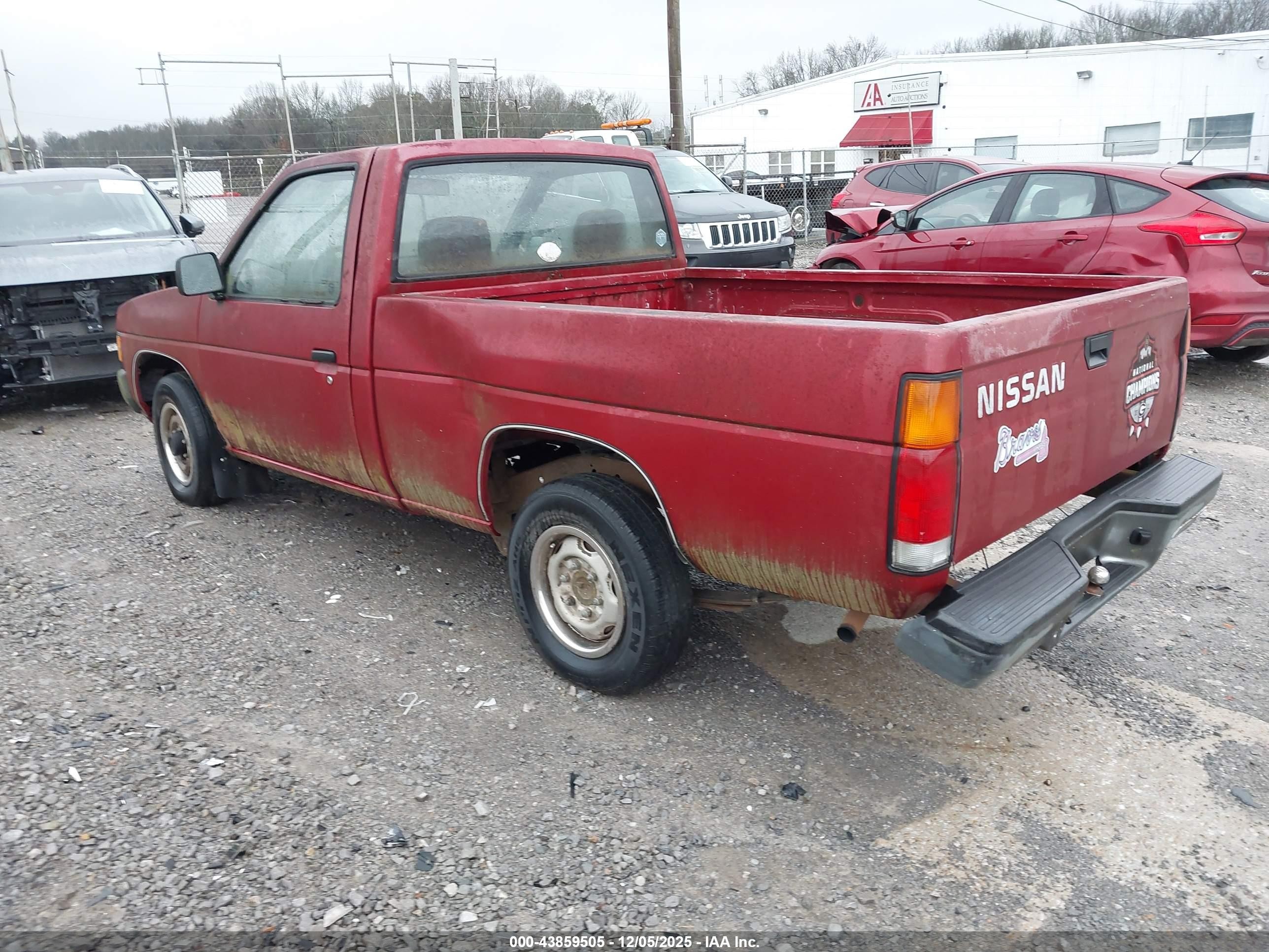 1993 Nissan Truck Short Wheelbase Red vin: 1N6SD11S6PC320786