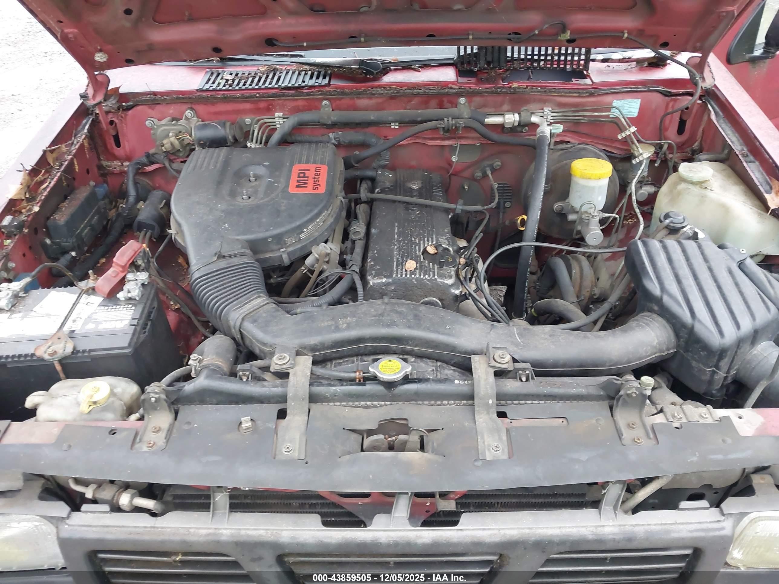 1993 Nissan Truck Short Wheelbase Red vin: 1N6SD11S6PC320786