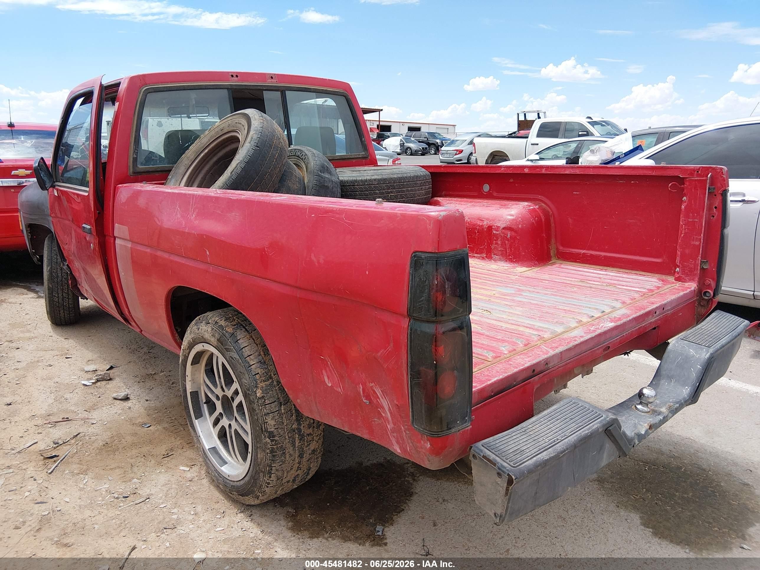 1995 Nissan Truck E/xe Red vin: 1N6SD11S6SC341226