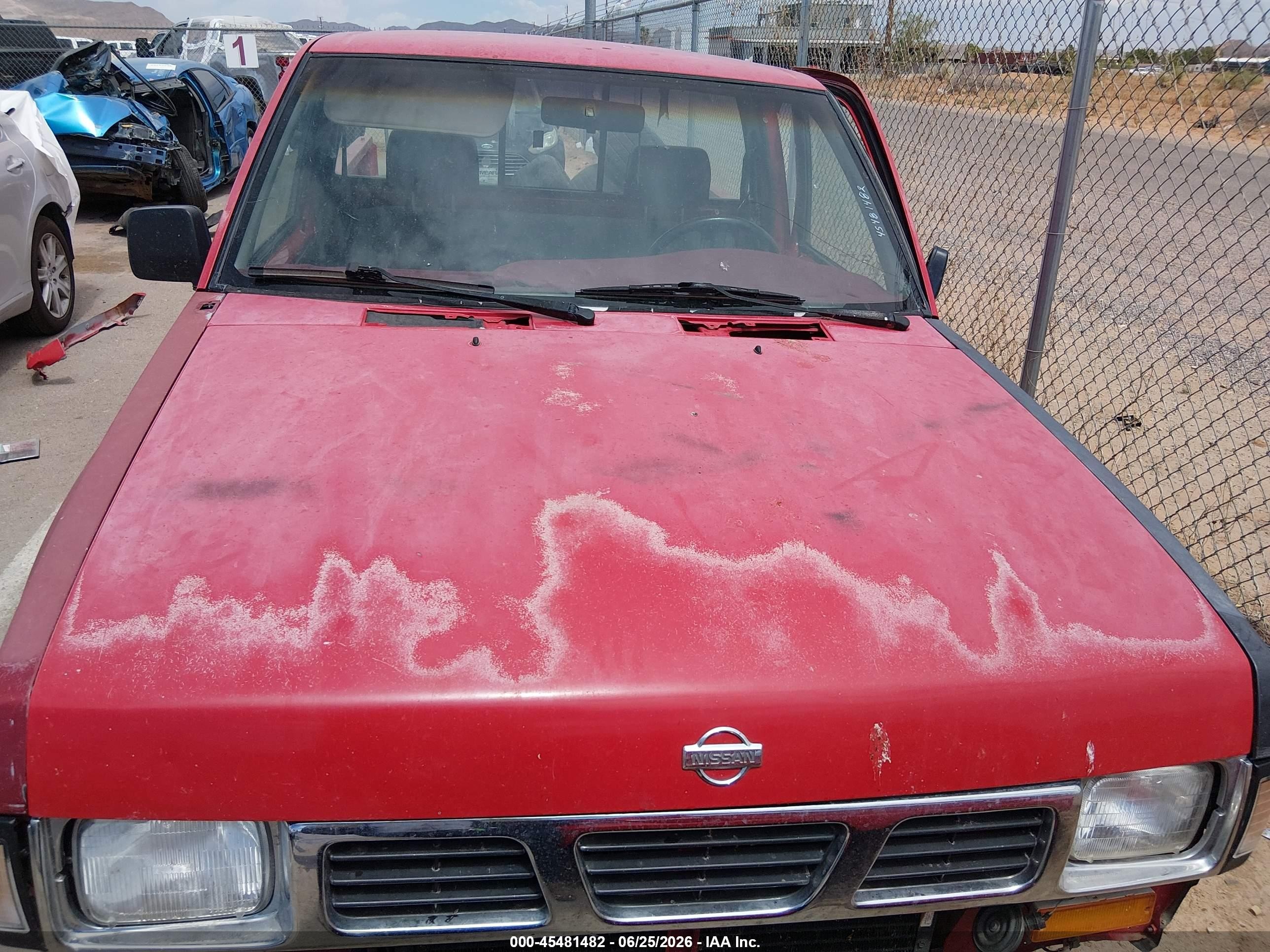 1995 Nissan Truck E/xe Red vin: 1N6SD11S6SC341226