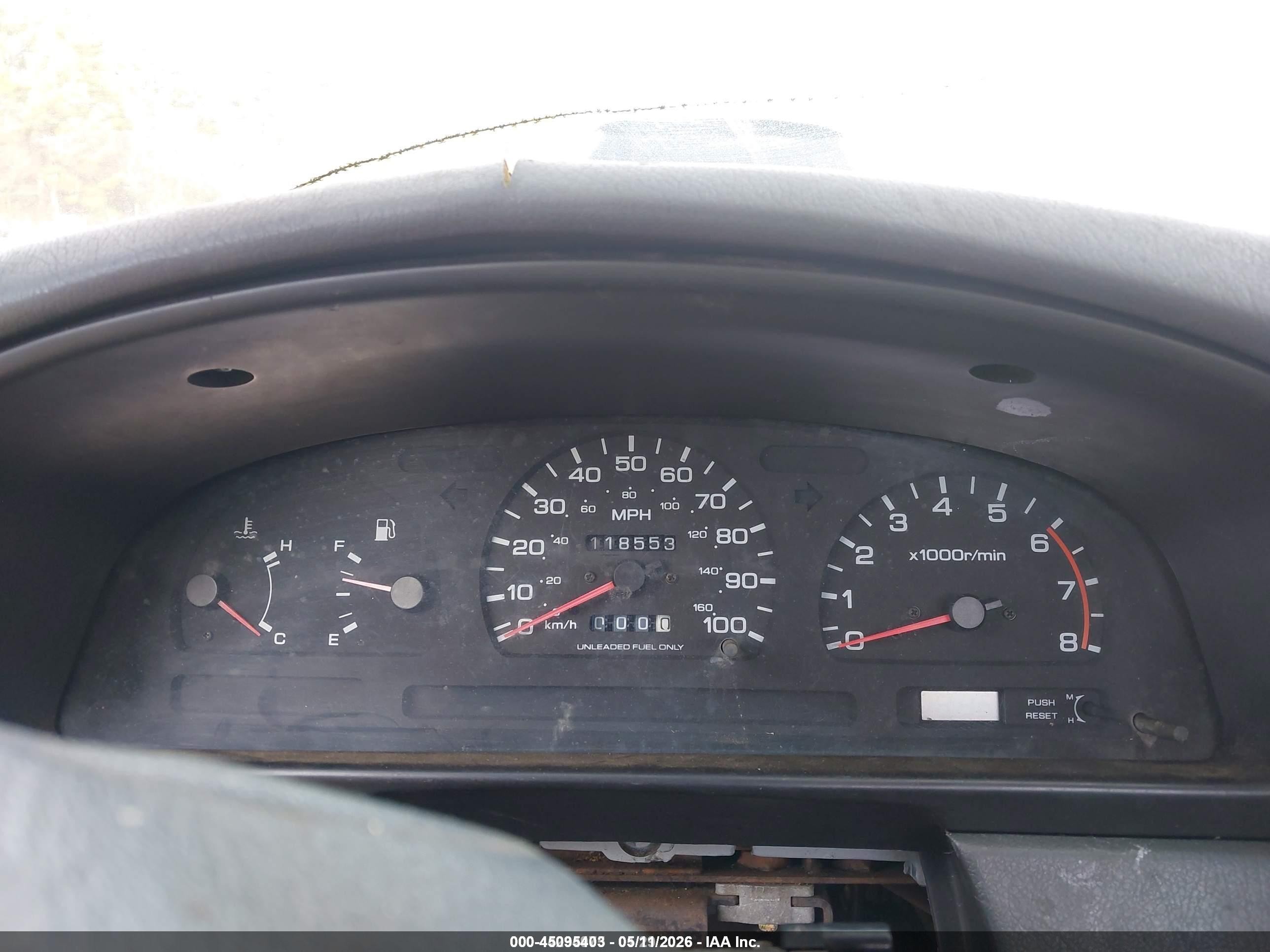 1995 Nissan Truck E/xe Black vin: 1N6SD11S6SC439799
