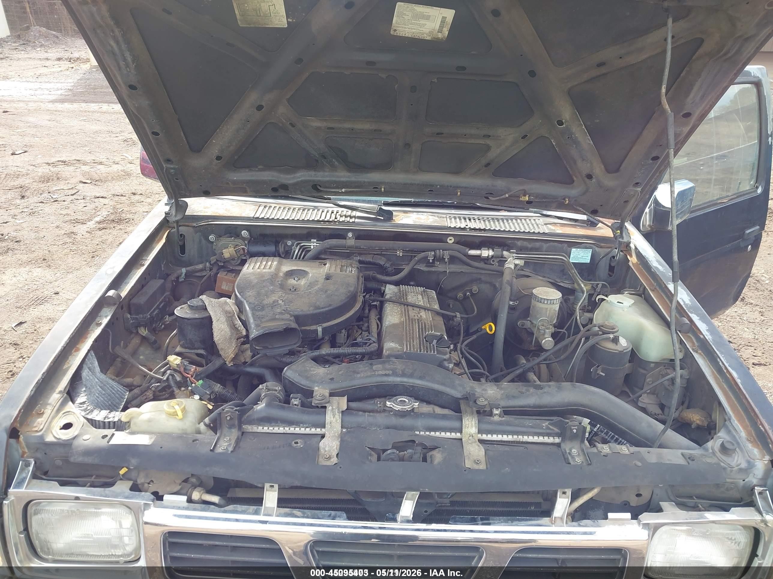 1995 Nissan Truck E/xe Black vin: 1N6SD11S6SC439799