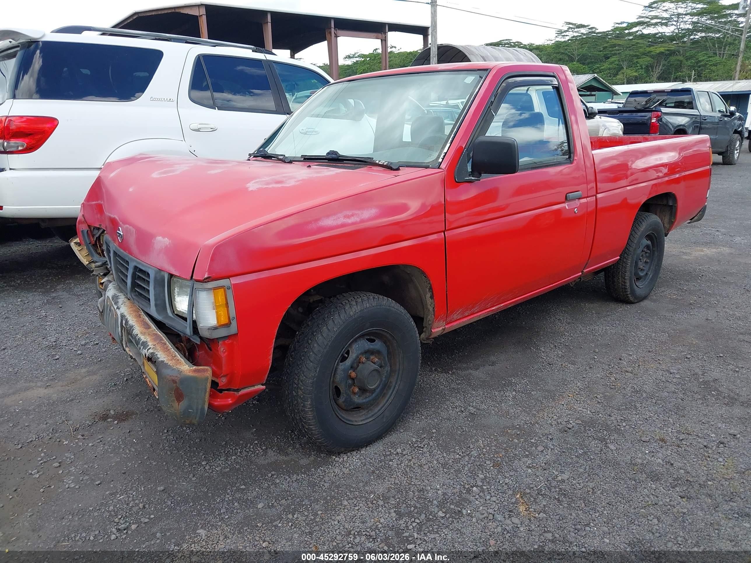 1996 Nissan Truck Xe Red vin: 1N6SD11S6TC300791