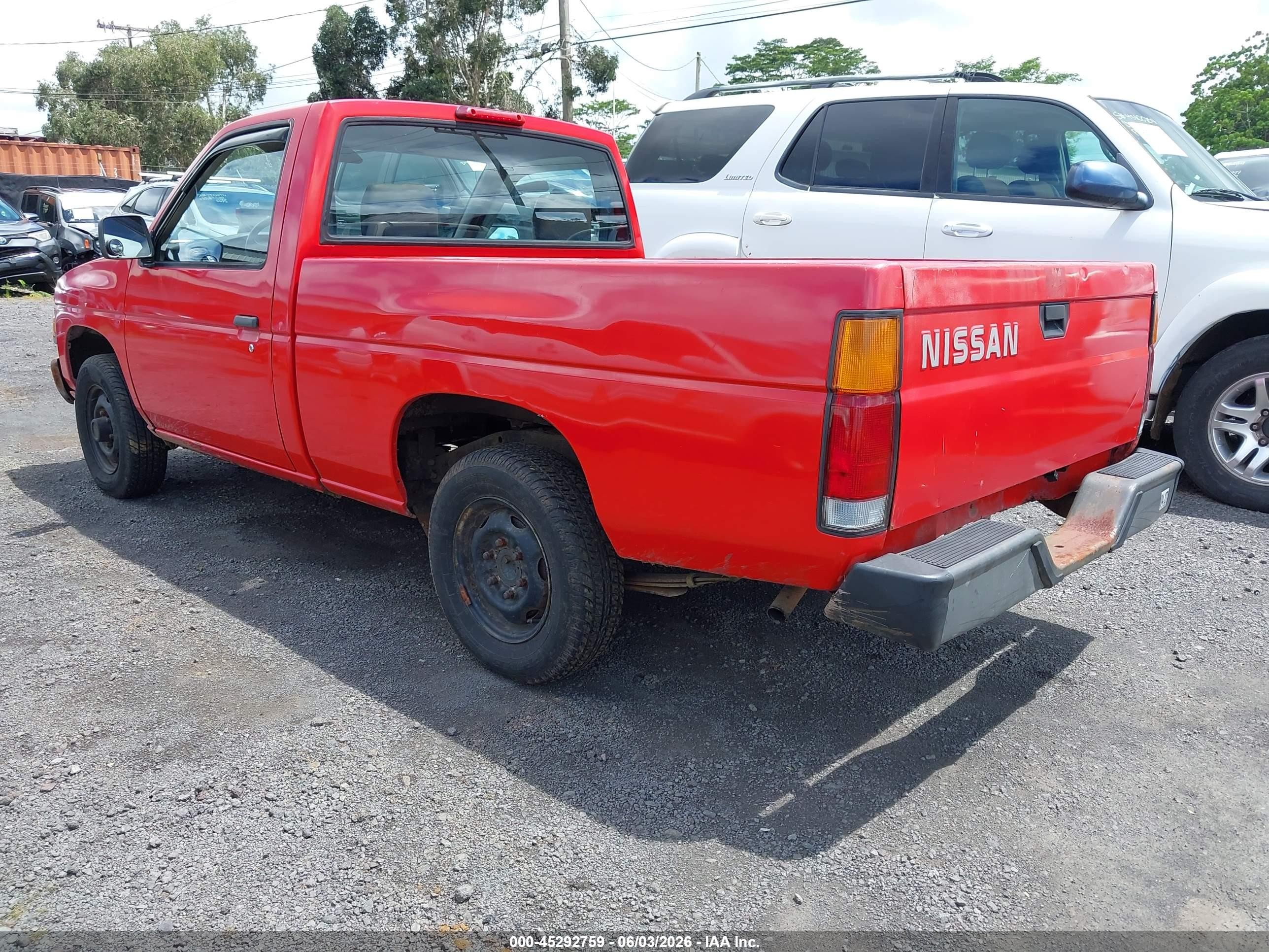 1996 Nissan Truck Xe Red vin: 1N6SD11S6TC300791
