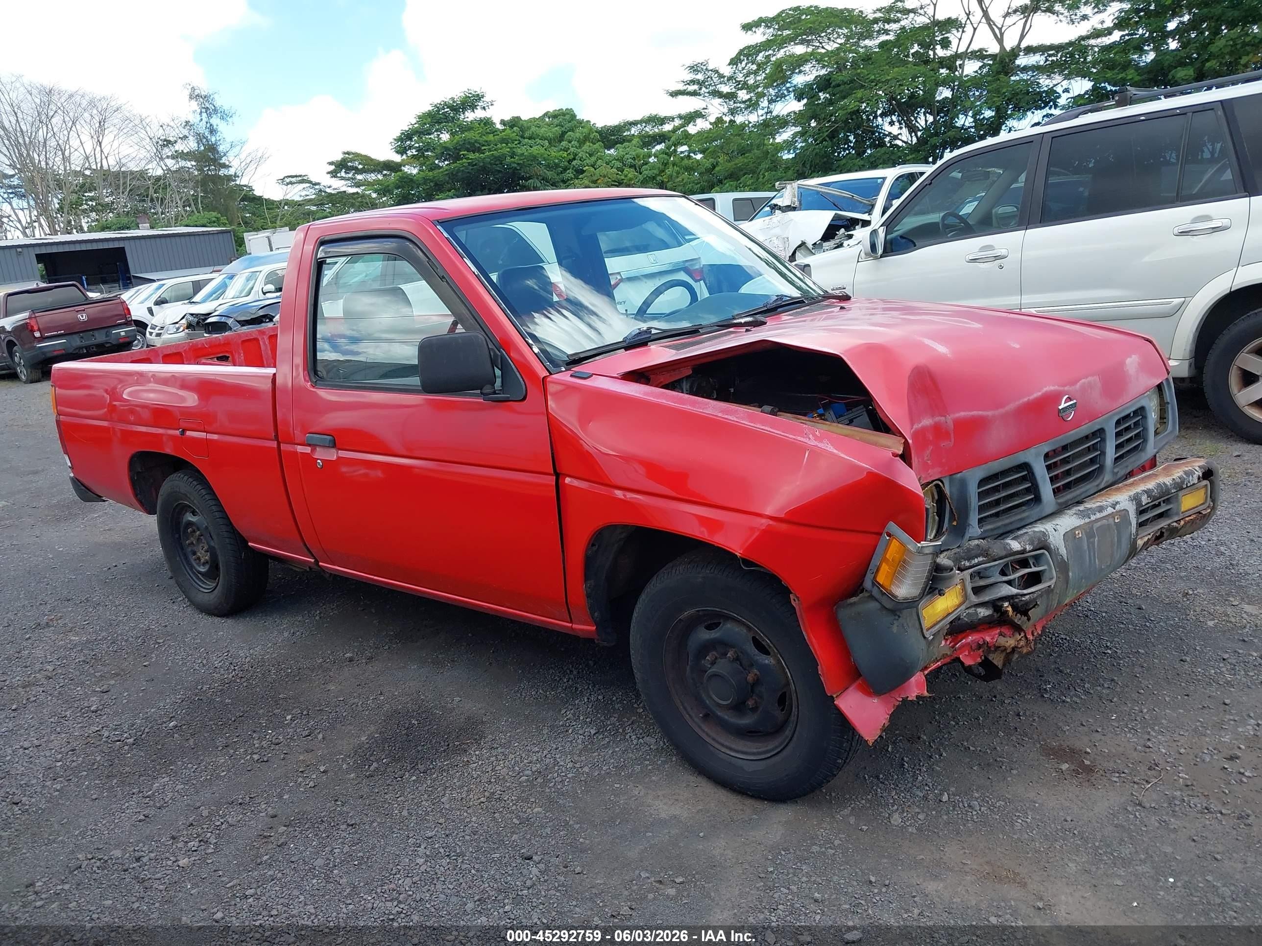 1996 Nissan Truck Xe Red vin: 1N6SD11S6TC300791