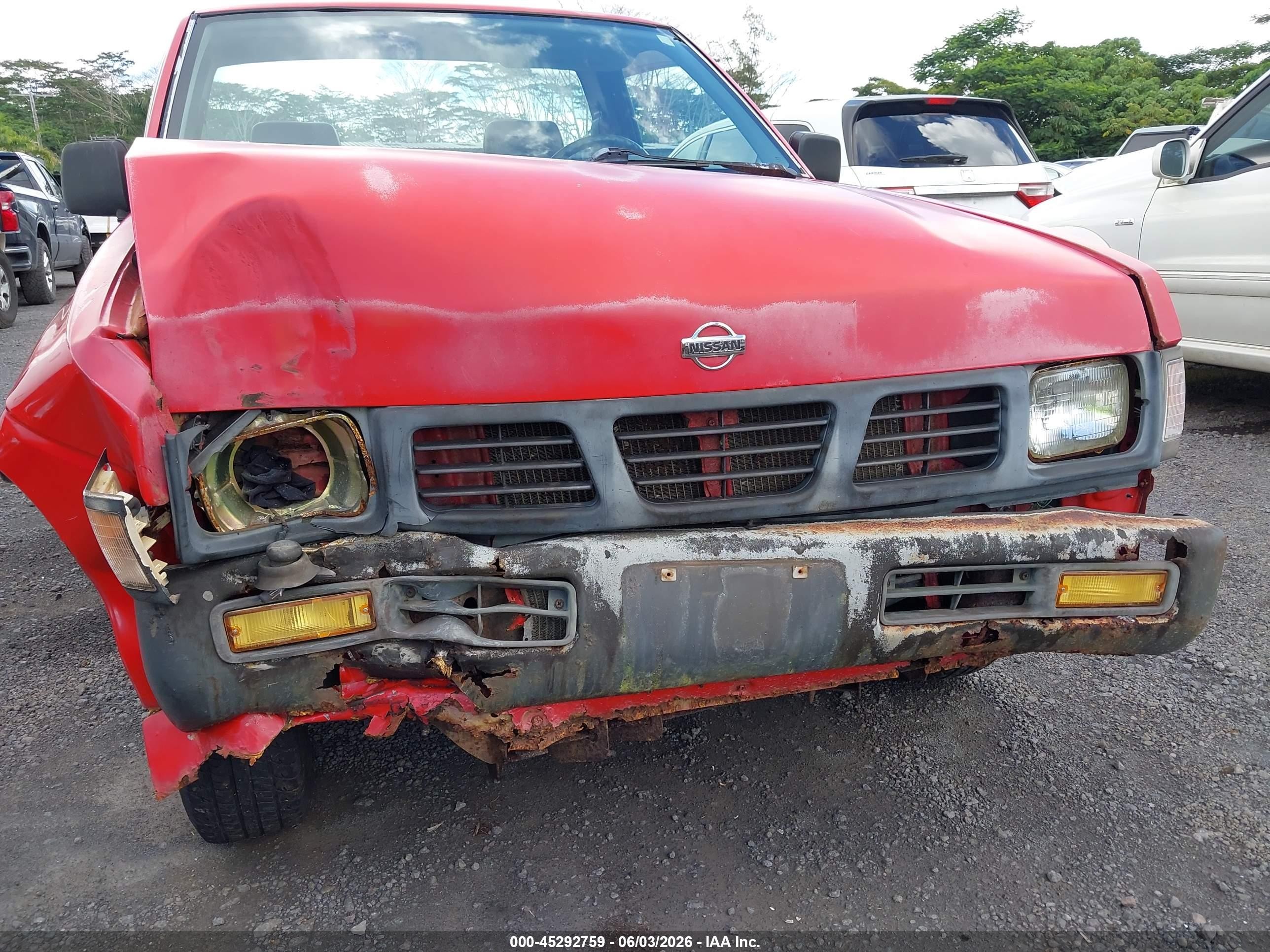 1996 Nissan Truck Xe Red vin: 1N6SD11S6TC300791