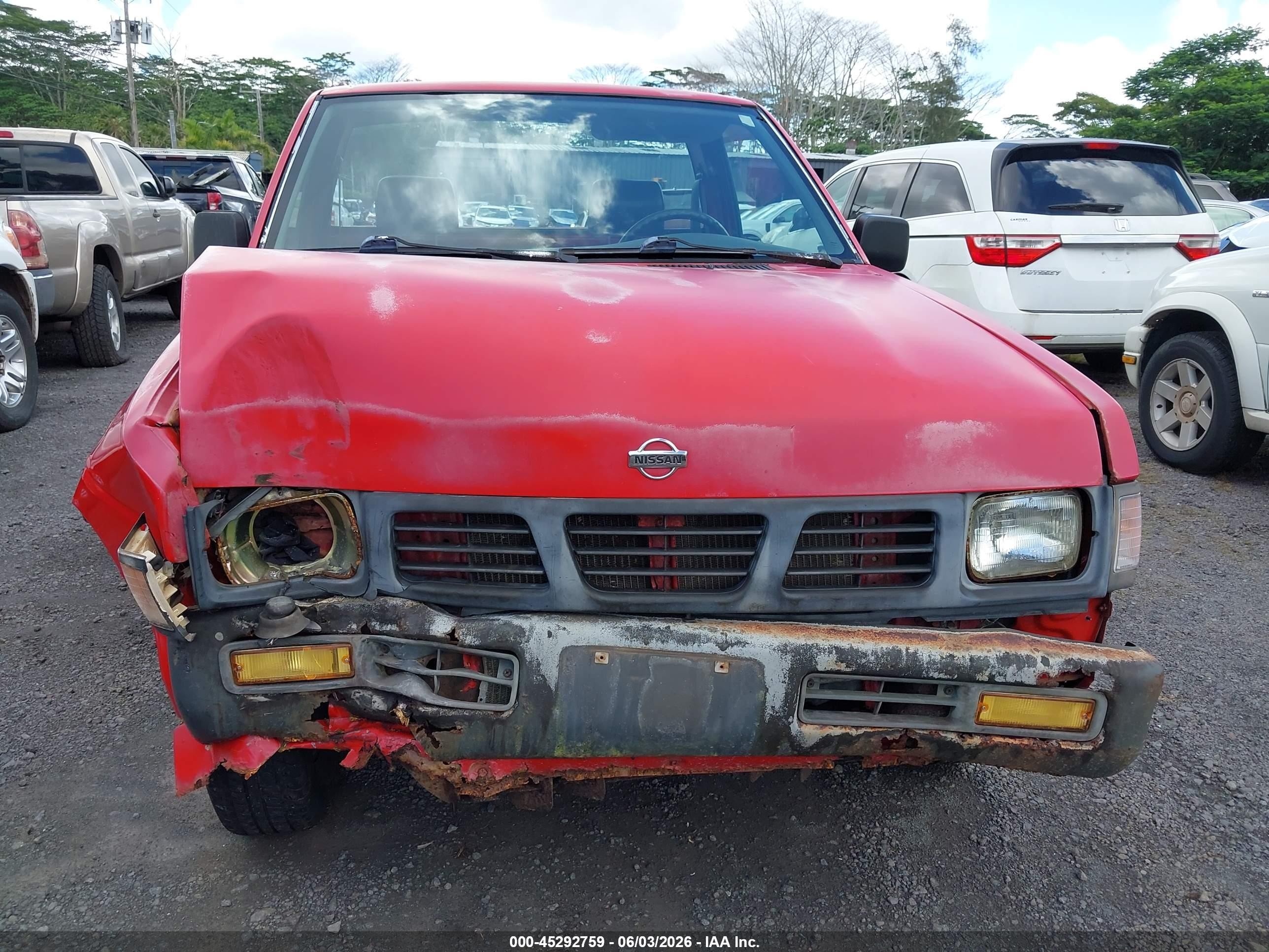 1996 Nissan Truck Xe Red vin: 1N6SD11S6TC300791