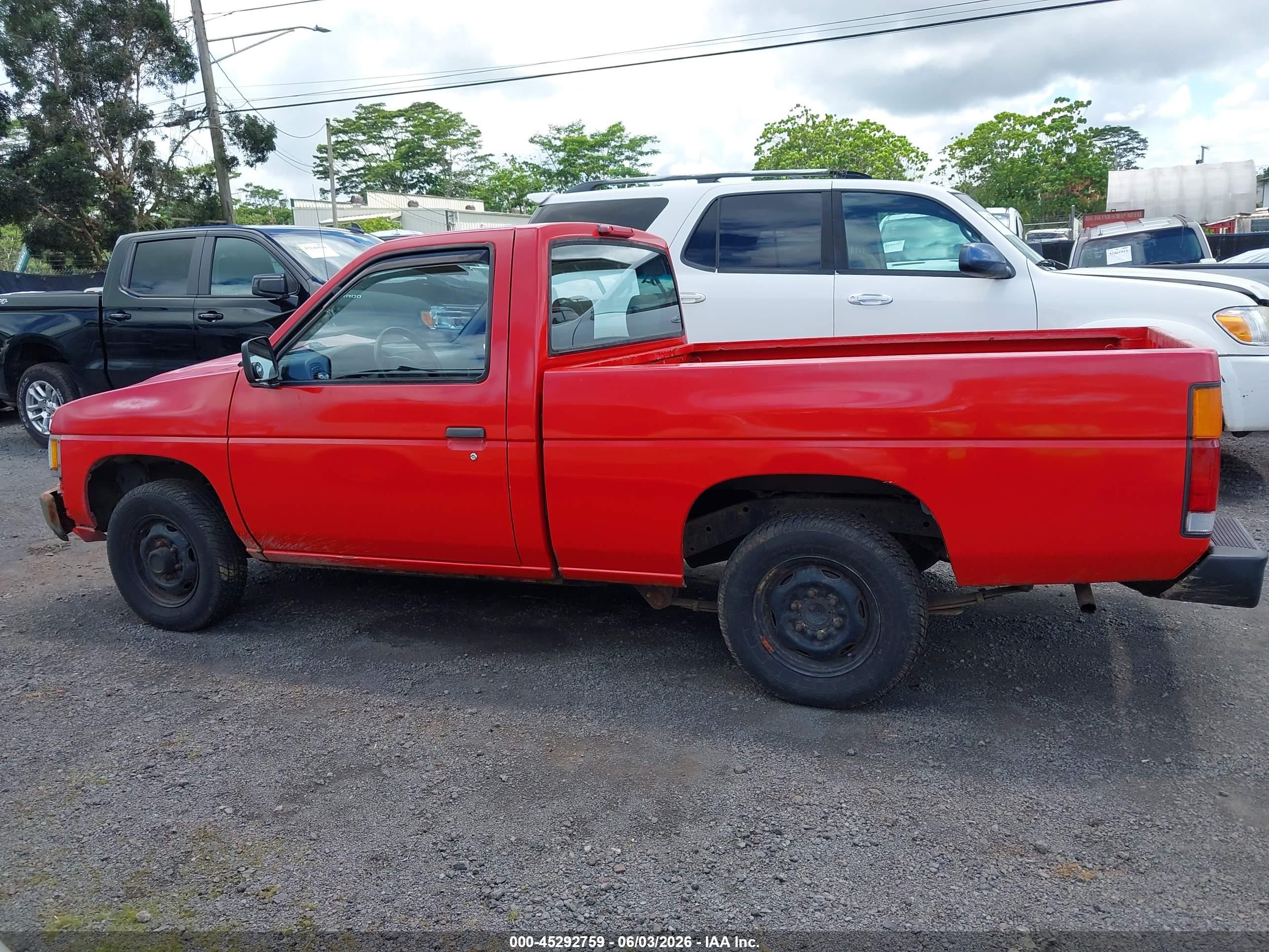 1996 Nissan Truck Xe Red vin: 1N6SD11S6TC300791