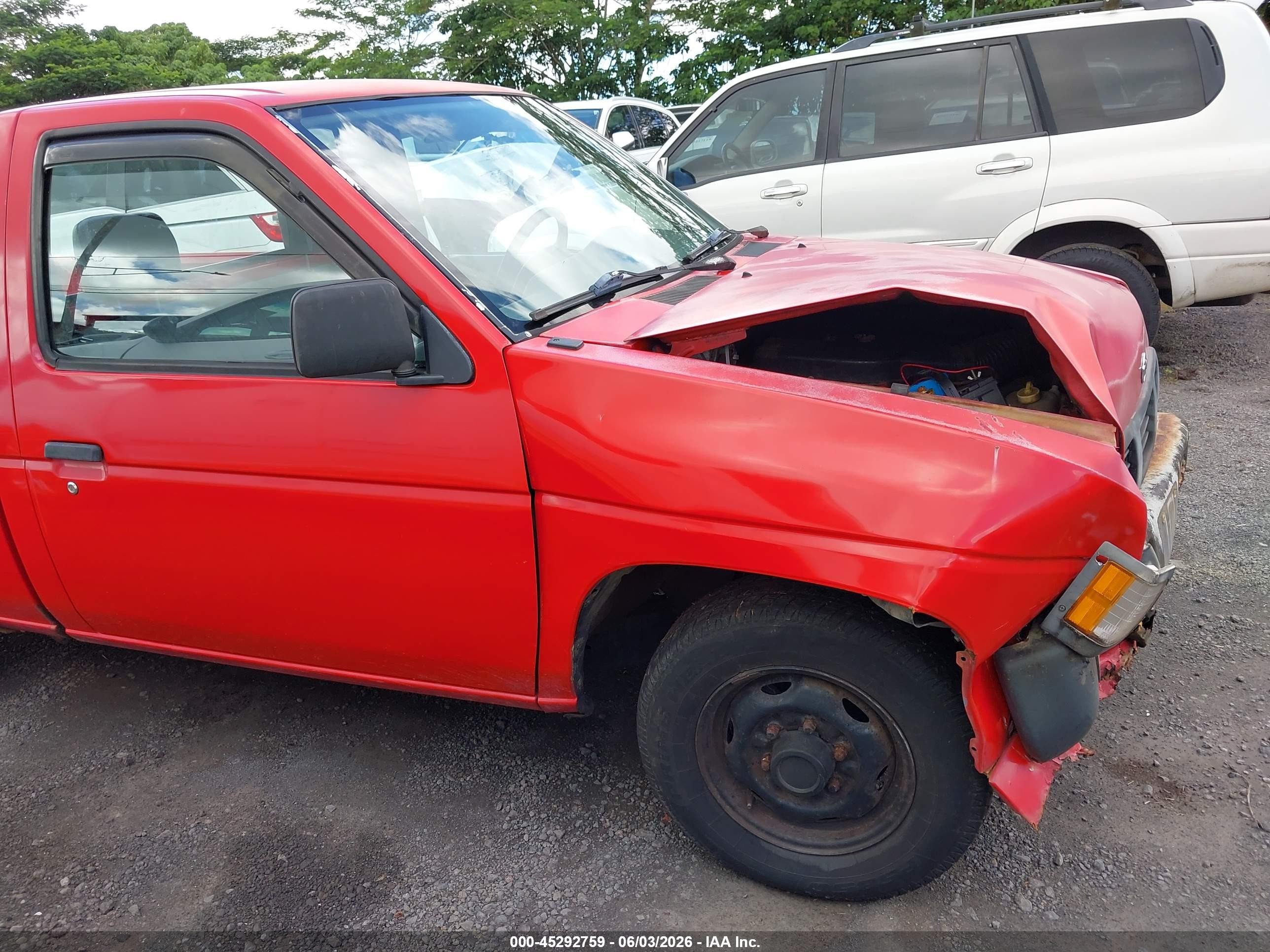 1996 Nissan Truck Xe Red vin: 1N6SD11S6TC300791