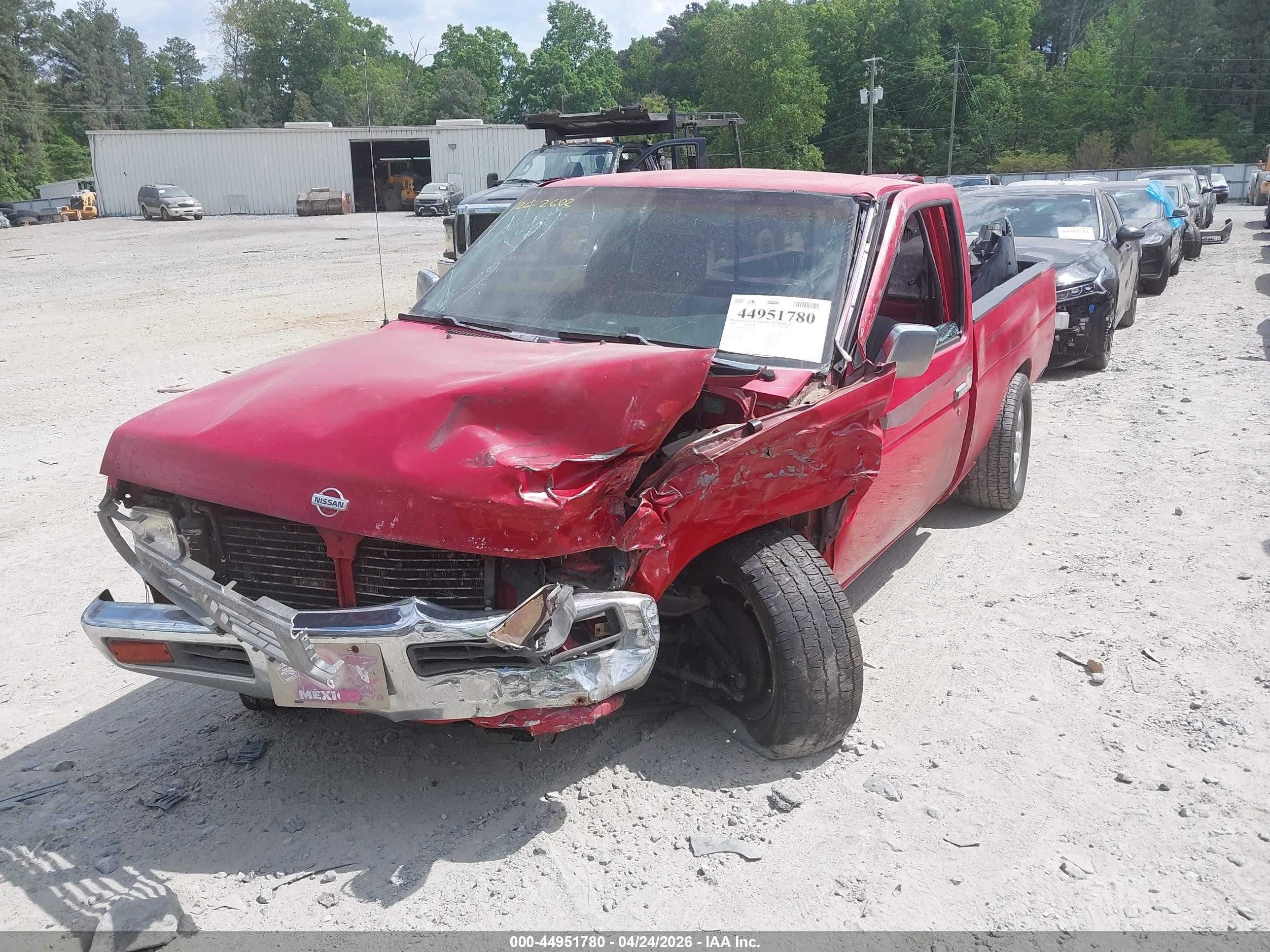 1997 Nissan 4x2 Truck Xe Red vin: 1N6SD11S6VC306075
