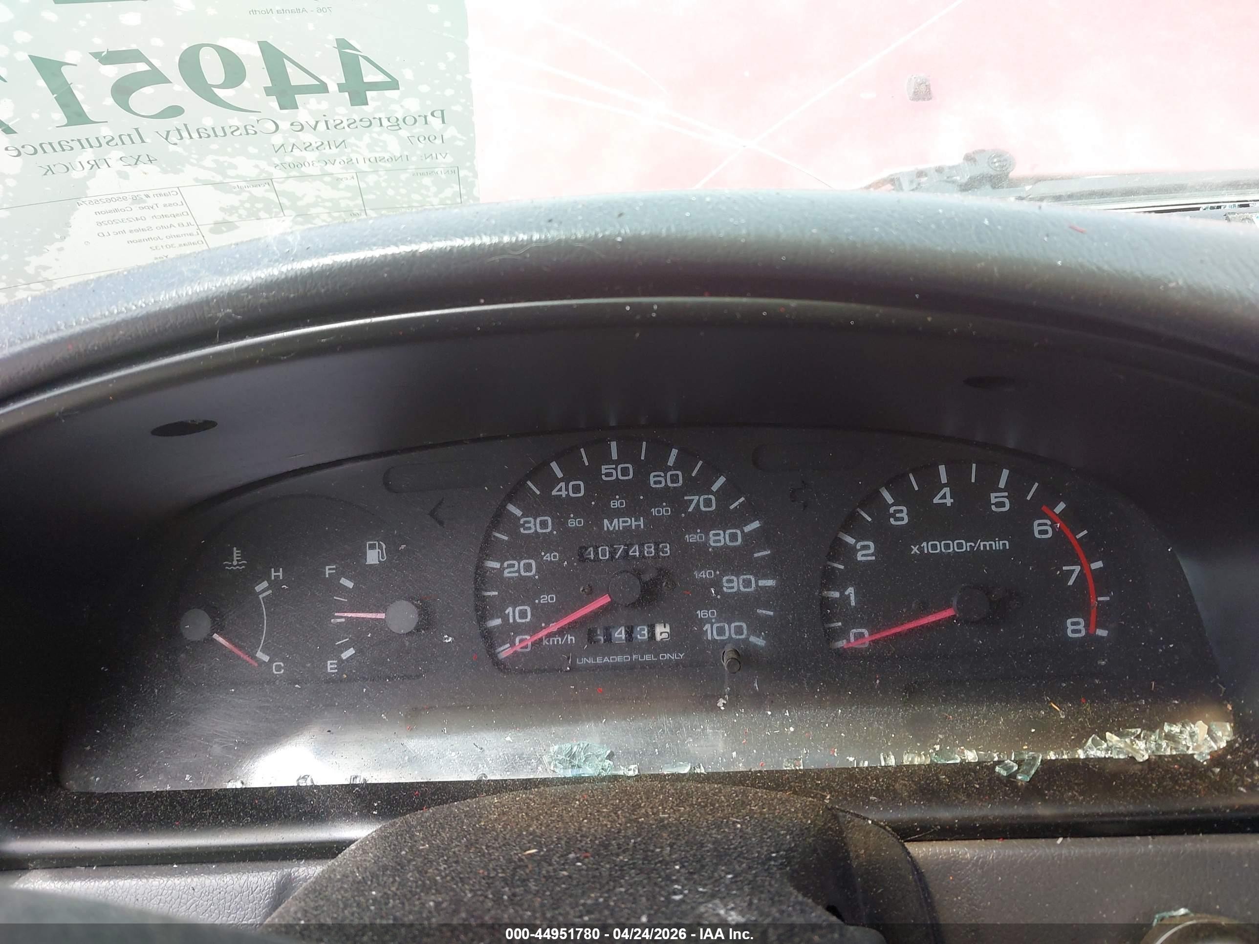 1997 Nissan 4x2 Truck Xe Red vin: 1N6SD11S6VC306075