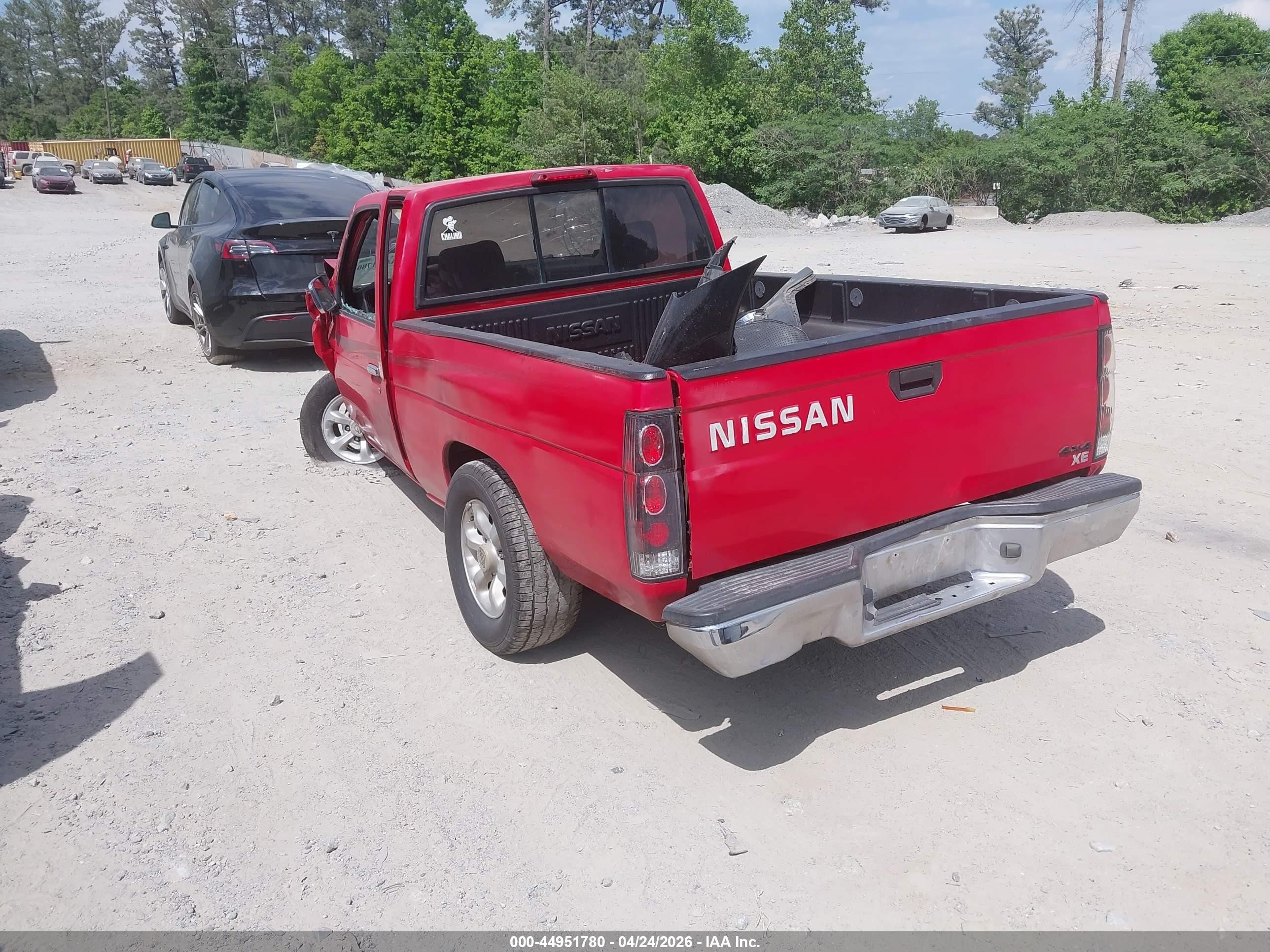 1997 Nissan 4x2 Truck Xe Red vin: 1N6SD11S6VC306075