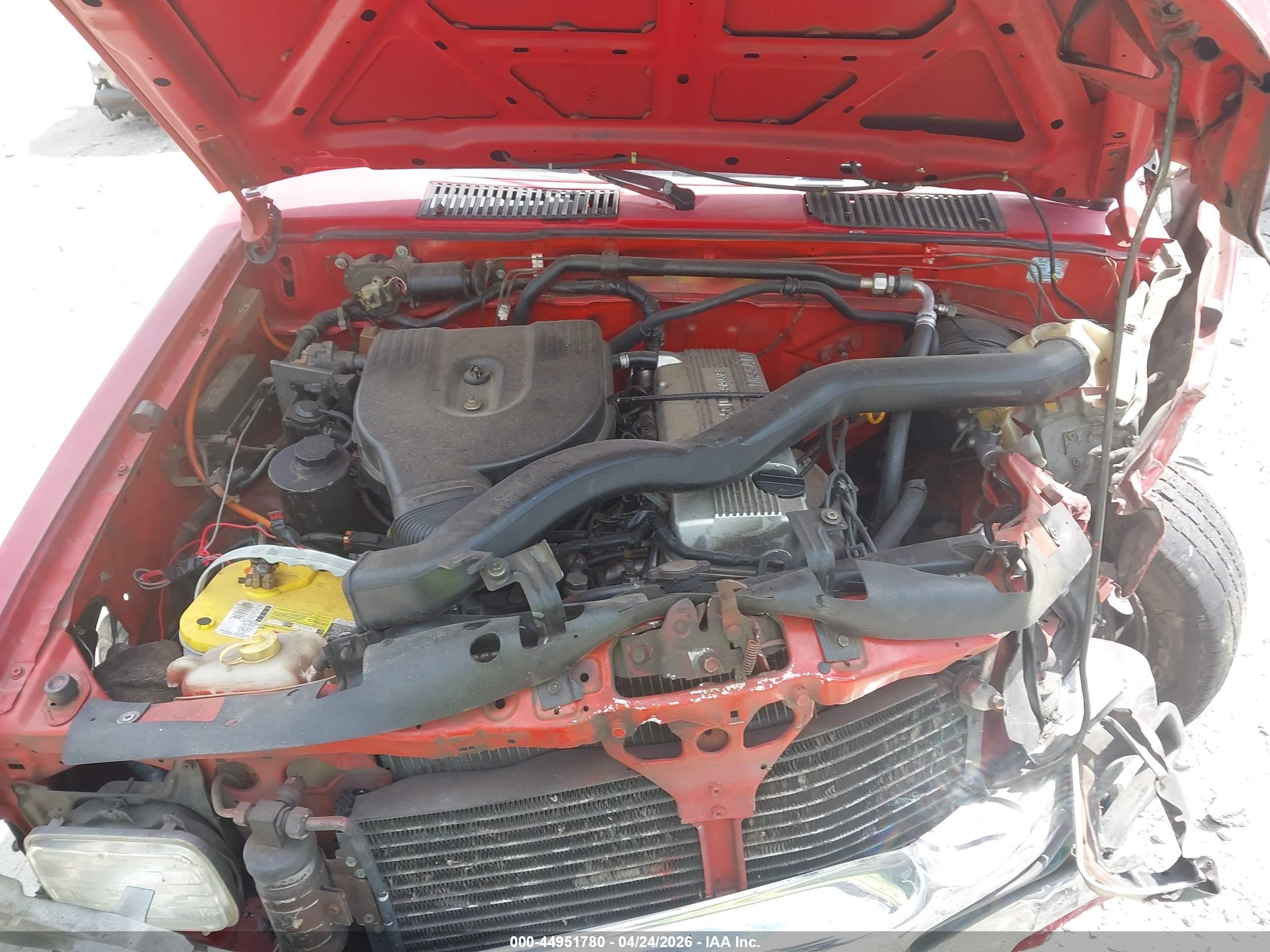 1997 Nissan 4x2 Truck Xe Red vin: 1N6SD11S6VC306075