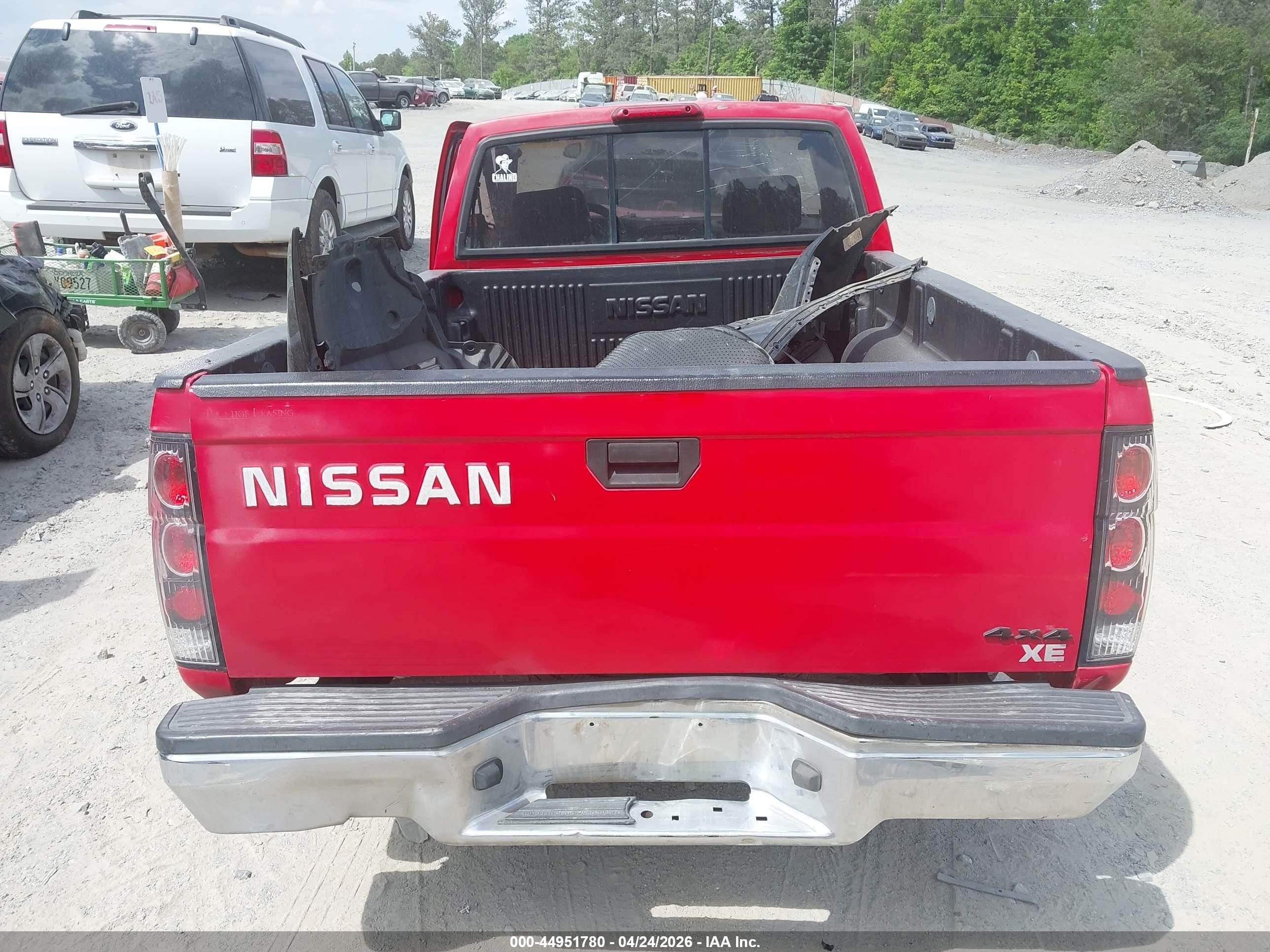 1997 Nissan 4x2 Truck Xe Red vin: 1N6SD11S6VC306075