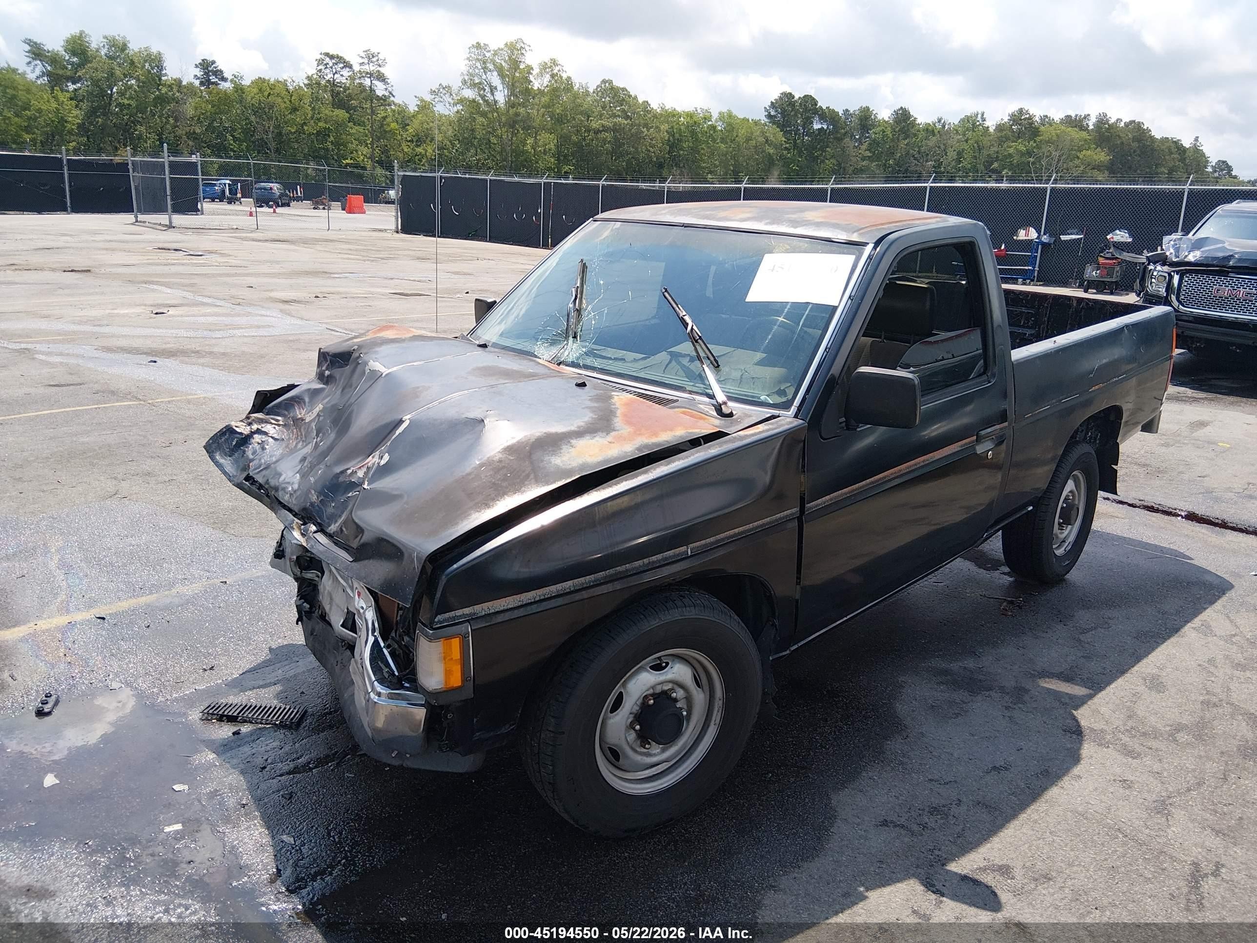 1990 Nissan D21 Short Bed Черный vin: 1N6SD11S7LC425332