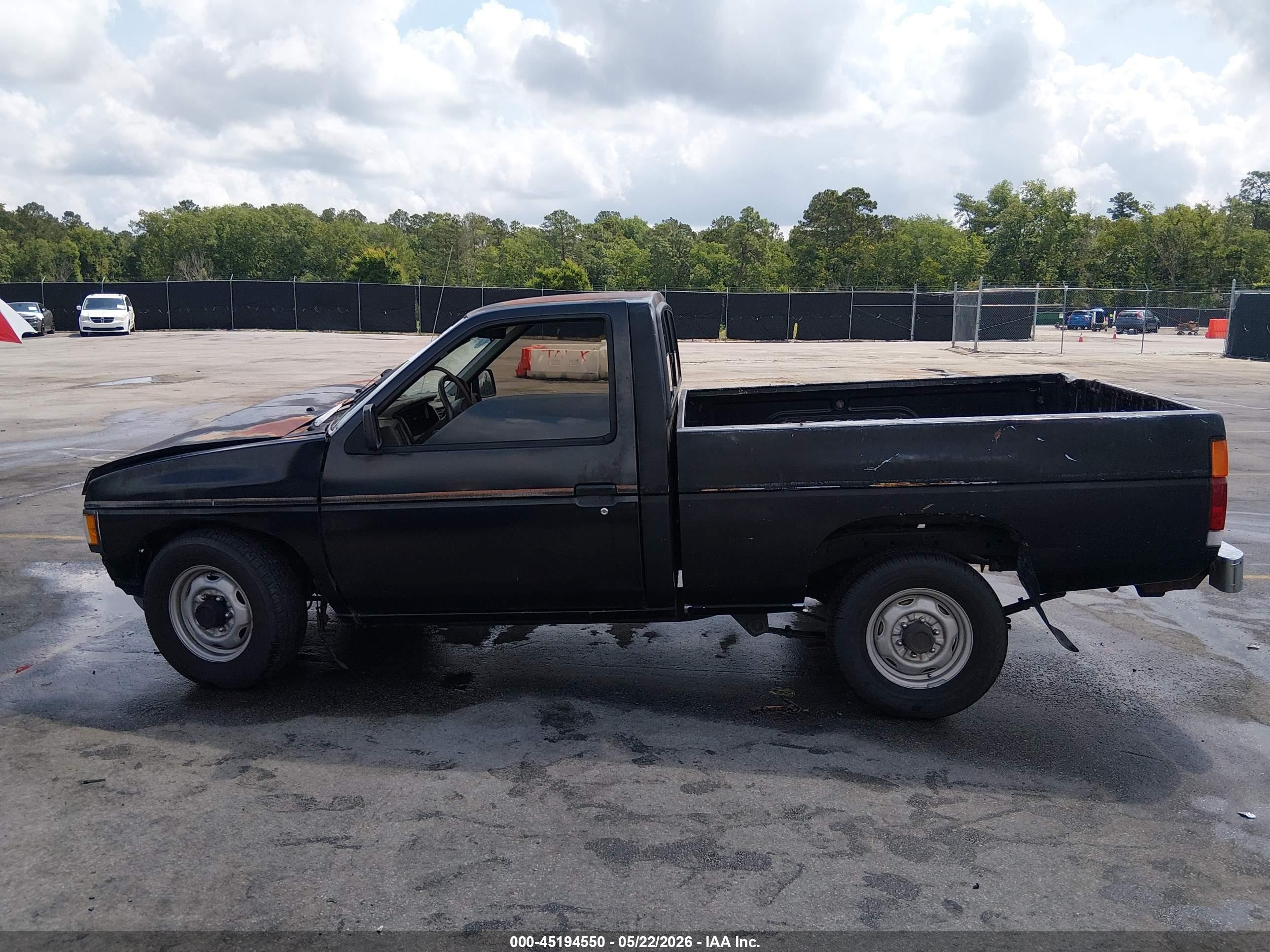 1990 Nissan D21 Short Bed Черный vin: 1N6SD11S7LC425332