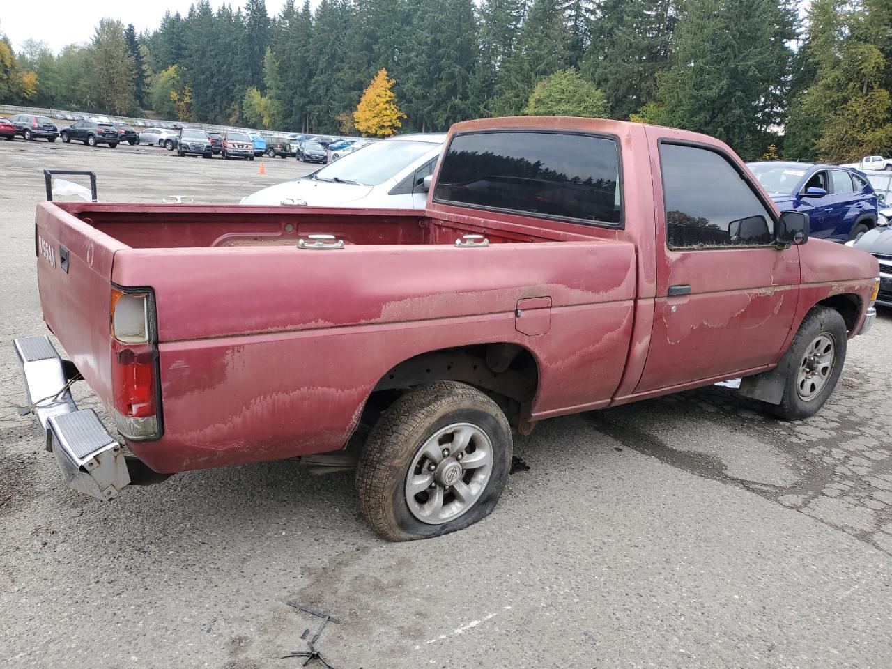 1991 Nissan Truck Short Wheelbase Red vin: 1N6SD11S7MC369006