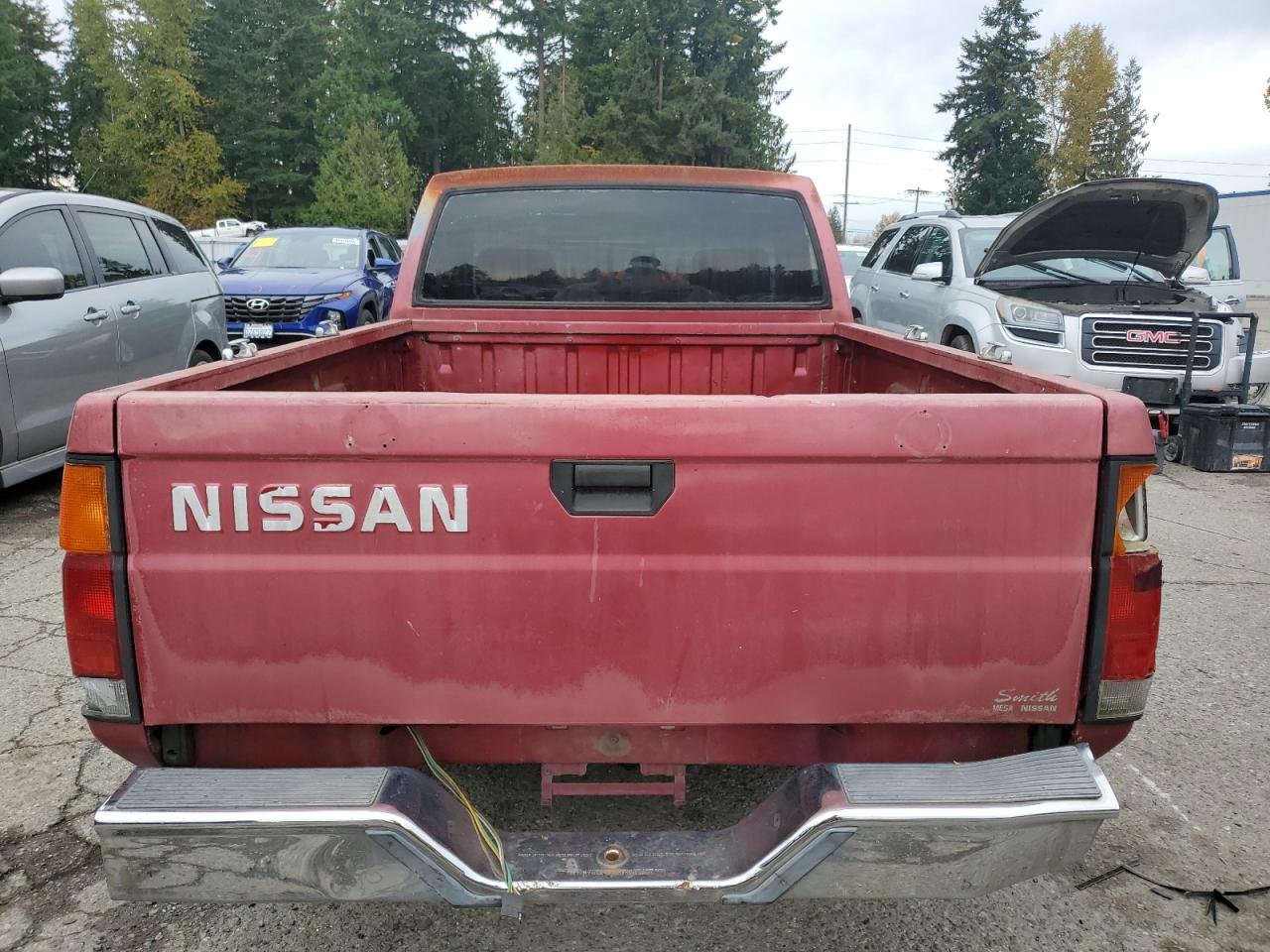 1991 Nissan Truck Short Wheelbase Red vin: 1N6SD11S7MC369006