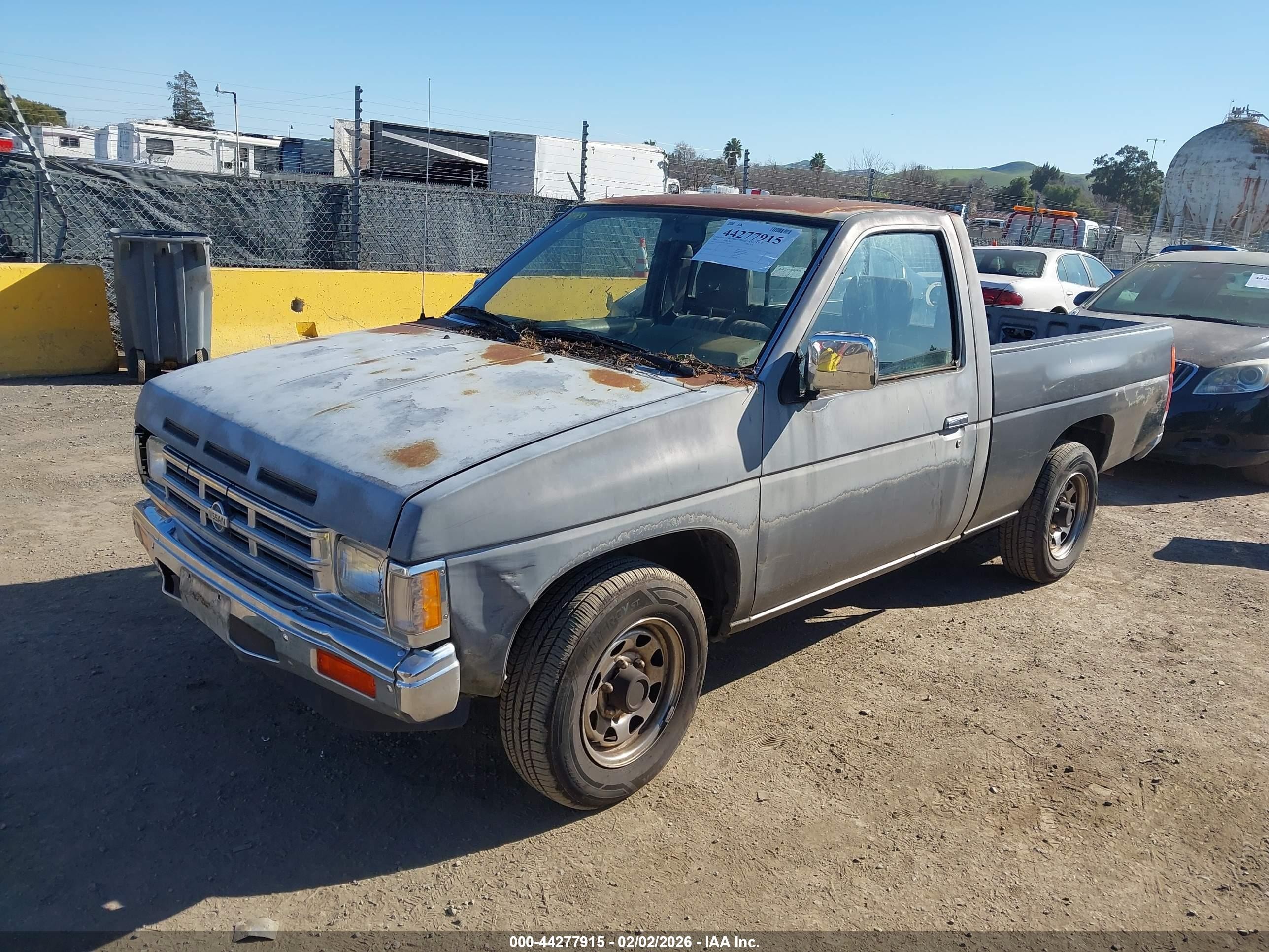 1991 Nissan Truck Short Wheelbase Gray vin: 1N6SD11S7MC390454