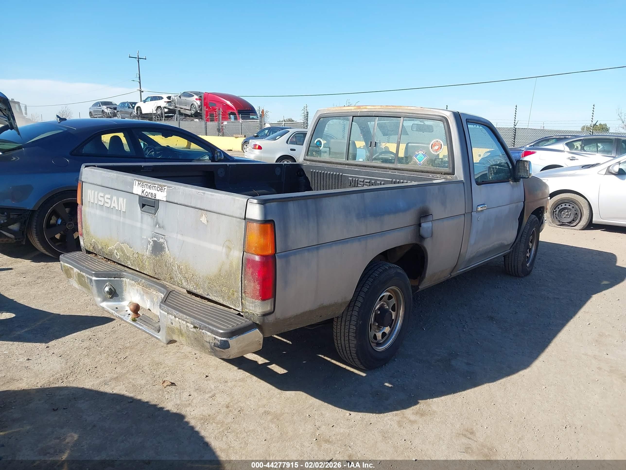 1991 Nissan Truck Short Wheelbase Gray vin: 1N6SD11S7MC390454