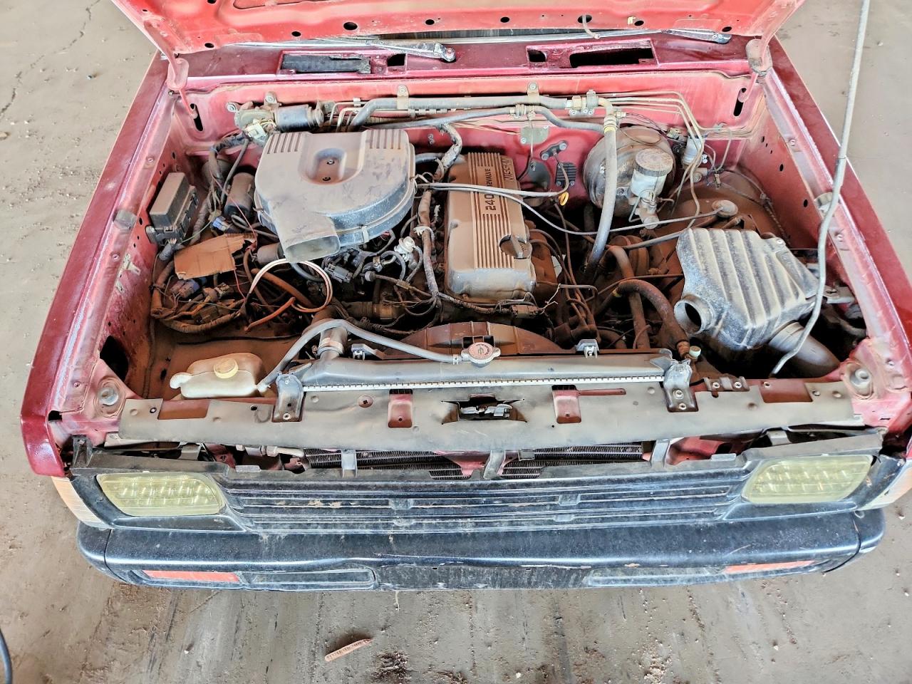 1993 Nissan Truck Short Wheelbase Red vin: 1N6SD11S7PC315452