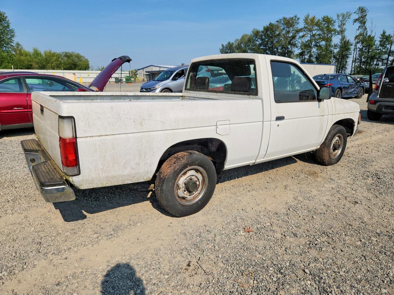 1993 Nissan Truck Short Wheelbase White vin: 1N6SD11S7PC328007