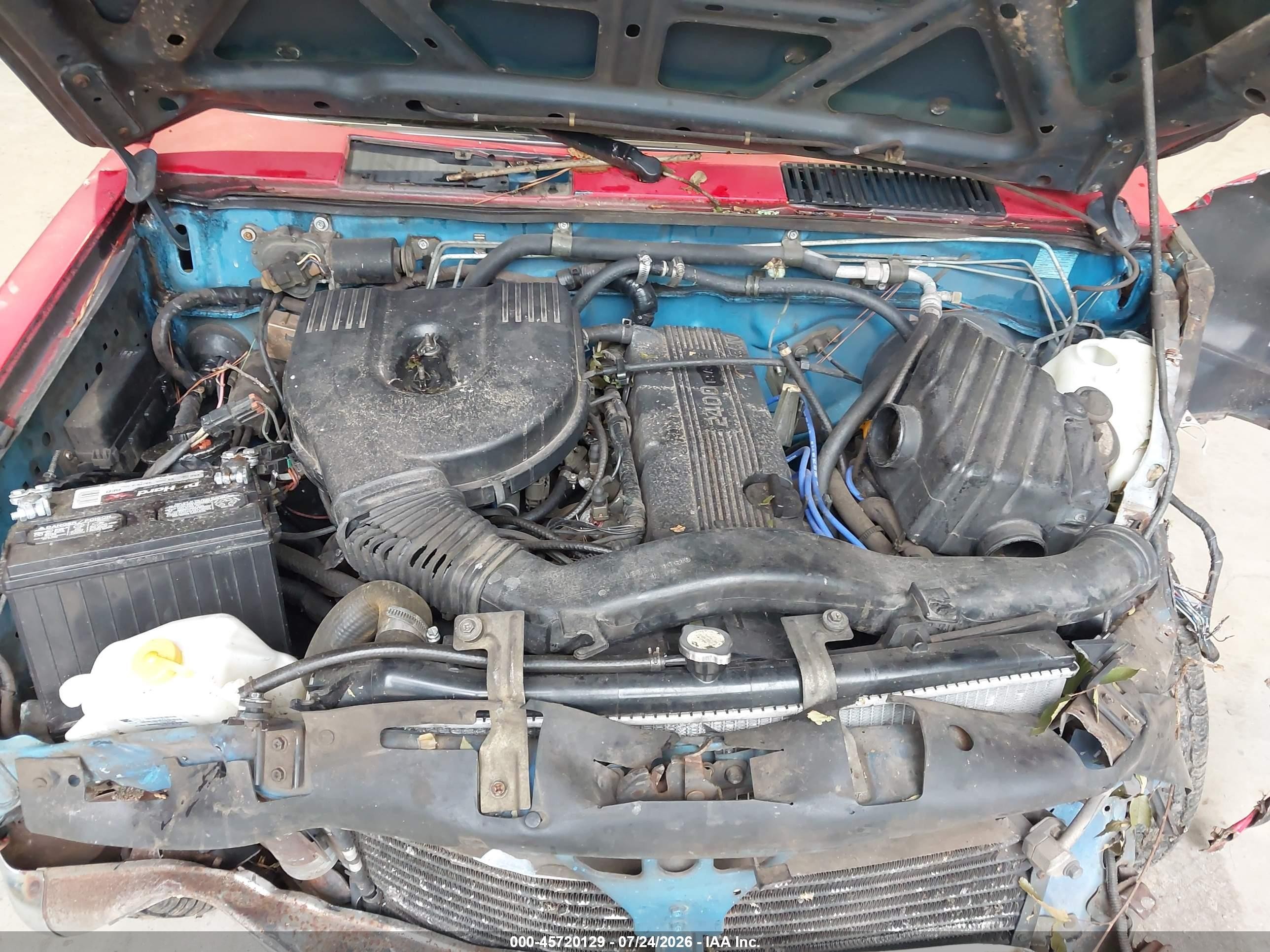 1995 Nissan Truck E/xe Red vin: 1N6SD11S7SC310065