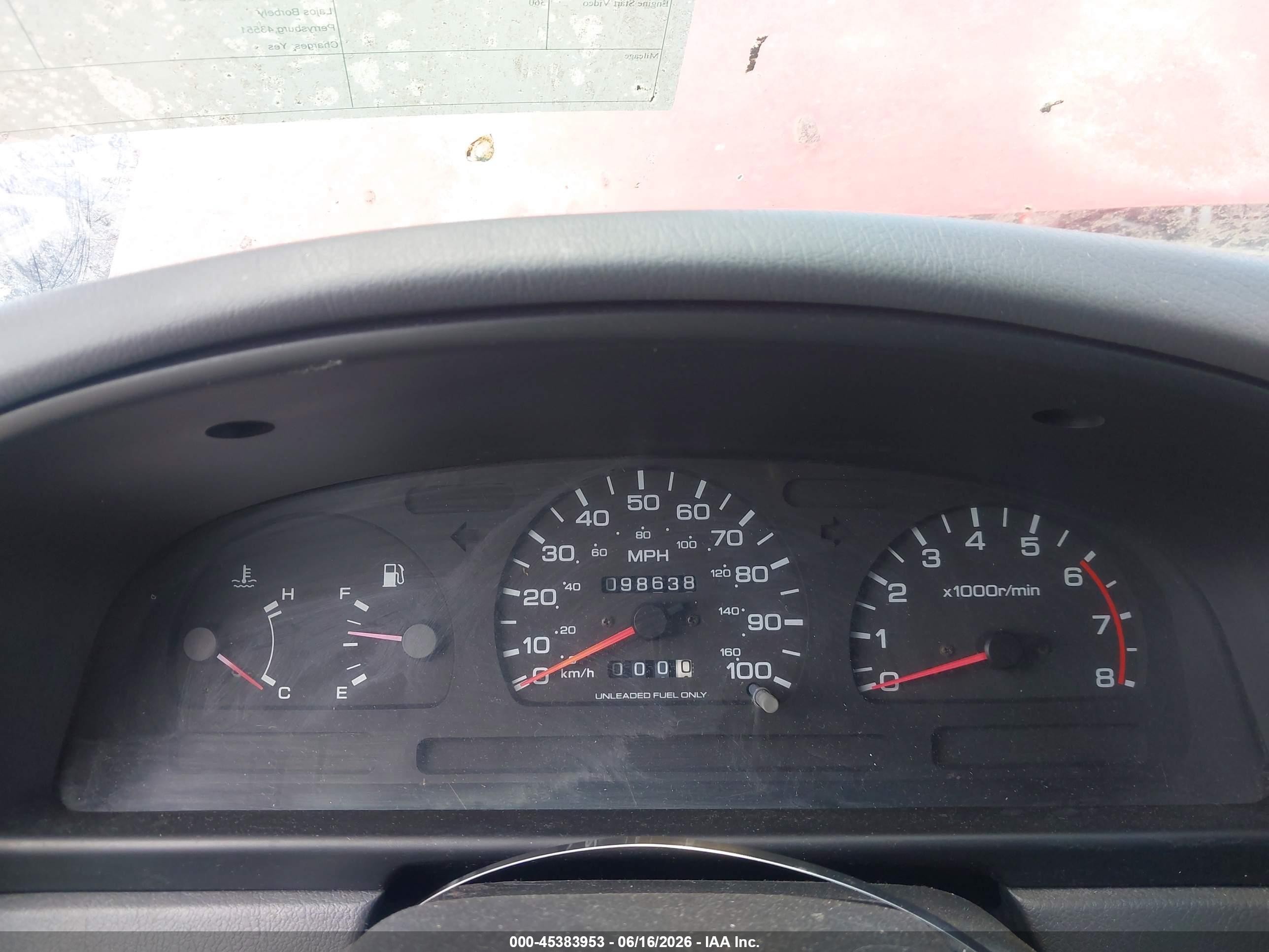 1995 Nissan Truck E/xe Красный vin: 1N6SD11S7SC462556