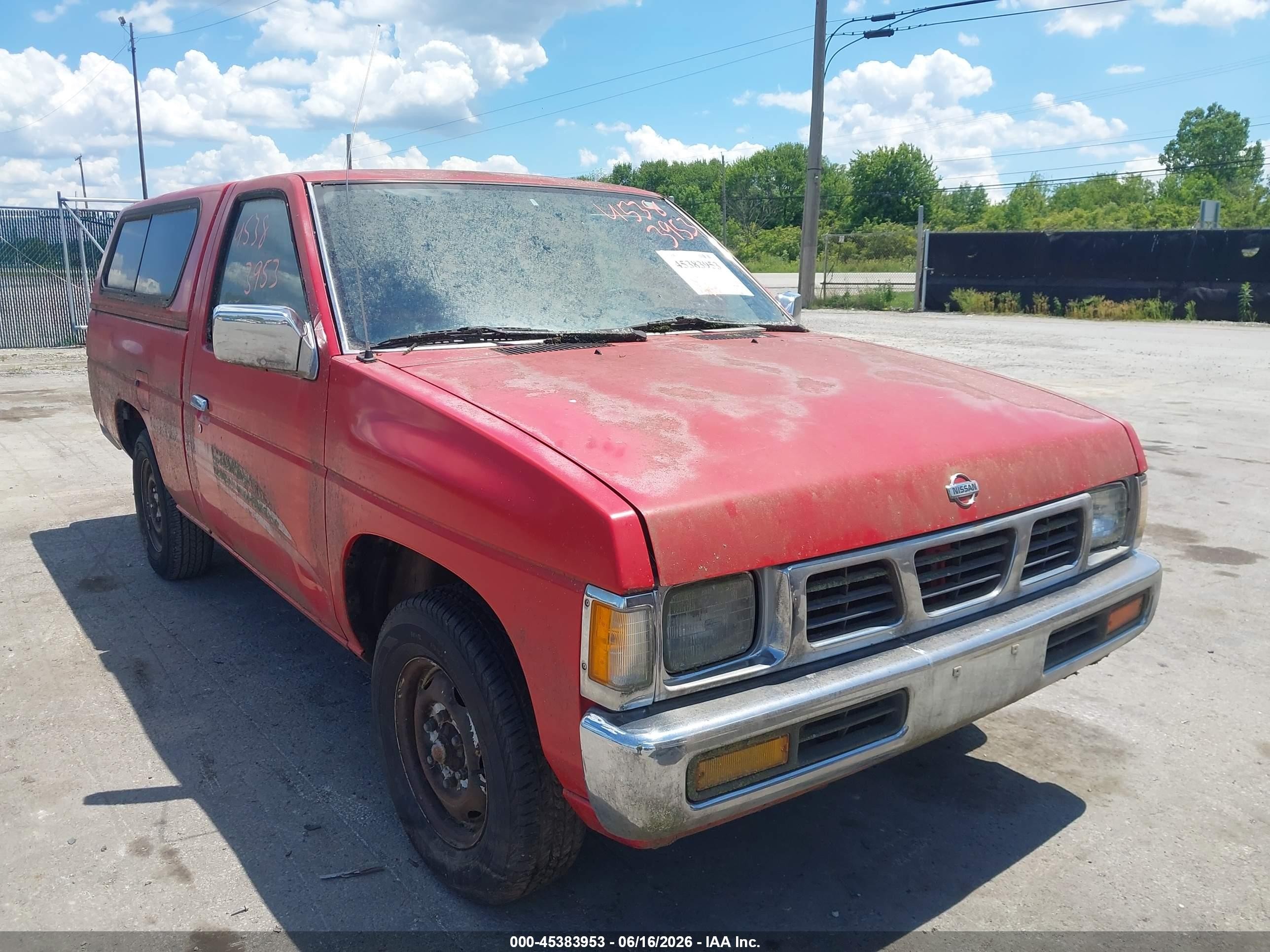 1995 Nissan Truck E/xe Красный vin: 1N6SD11S7SC462556