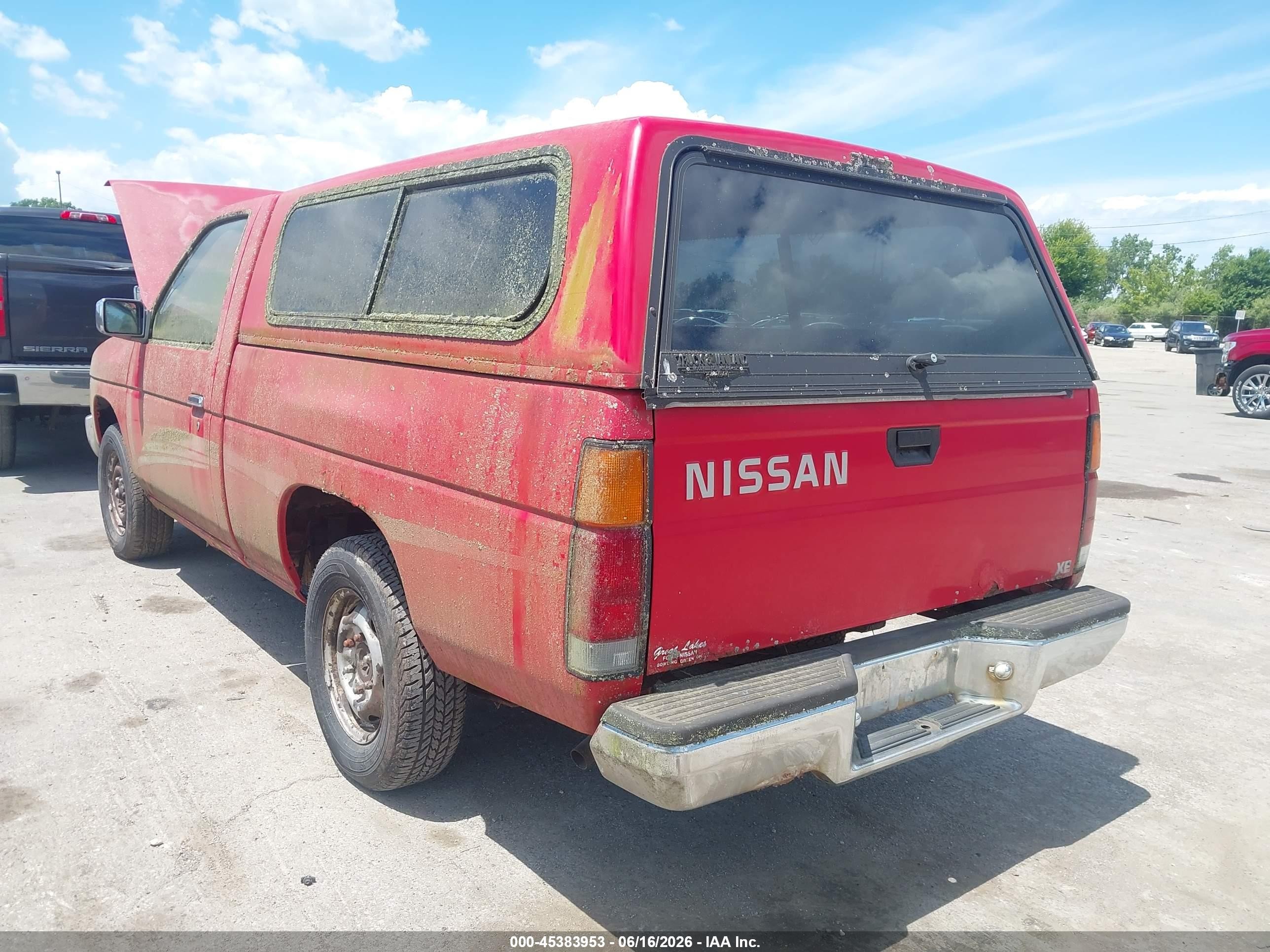 1995 Nissan Truck E/xe Красный vin: 1N6SD11S7SC462556