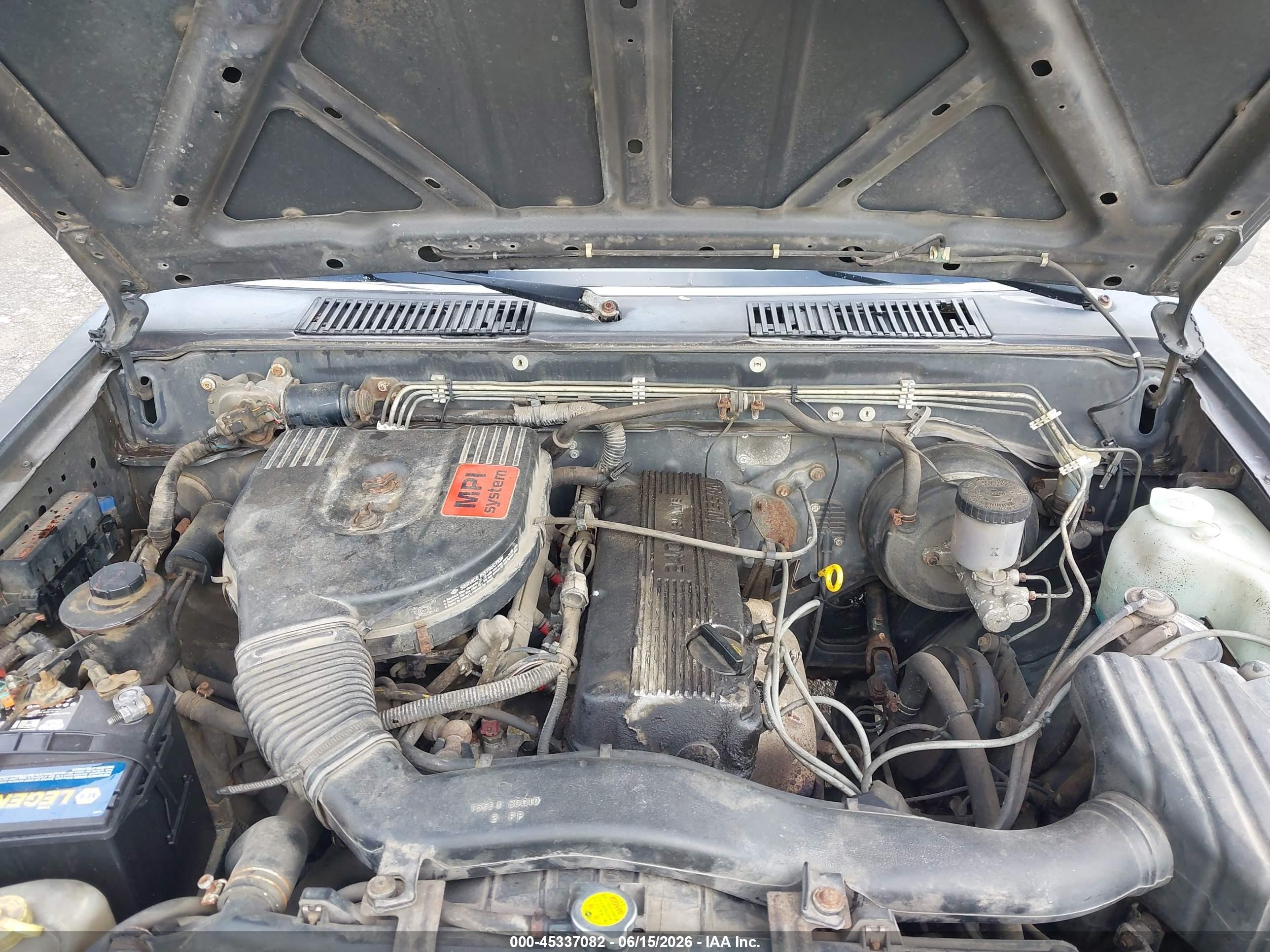 1991 Nissan Truck Short Wheelbase Gray vin: 1N6SD11S8MC409965