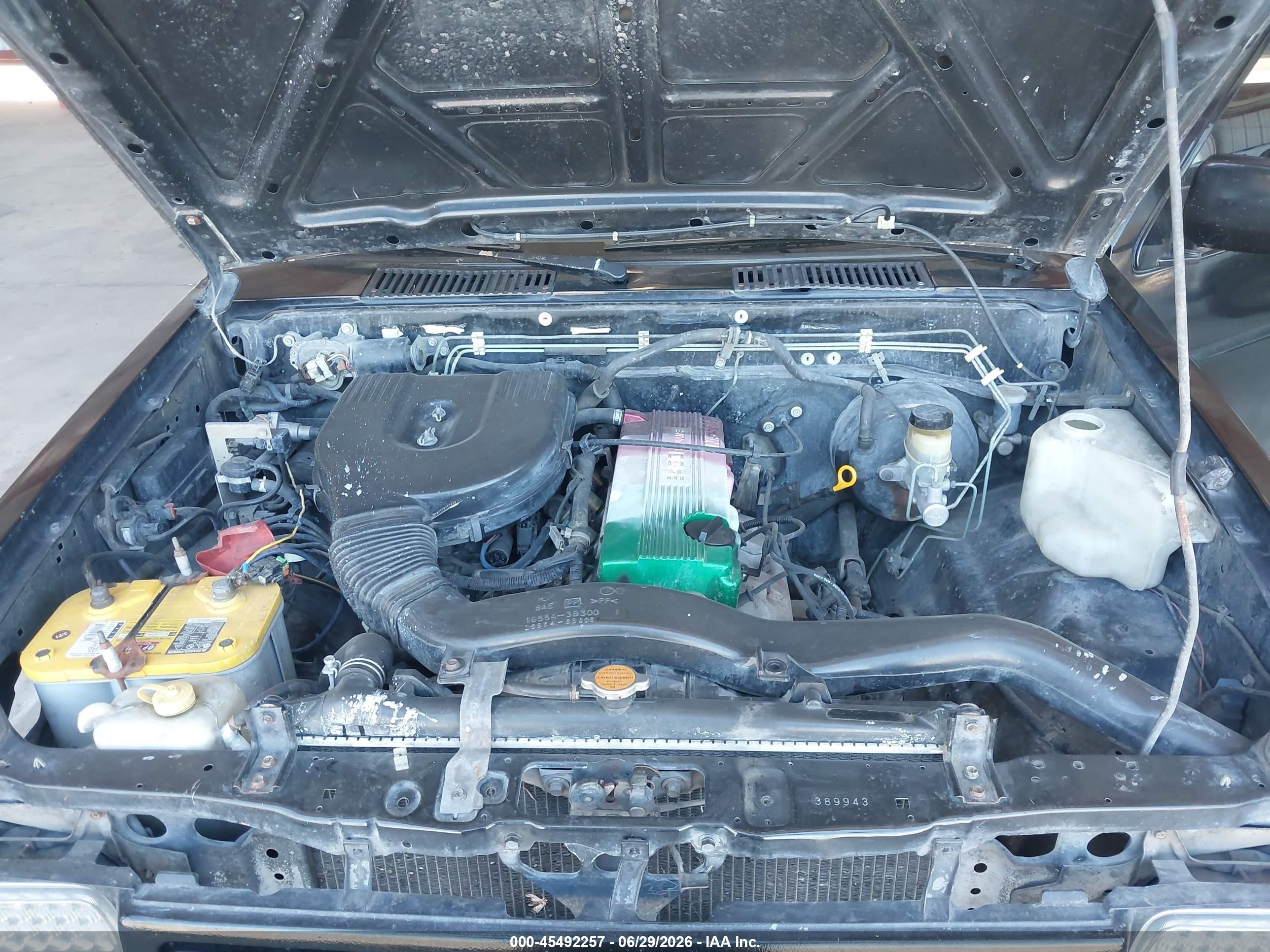 1996 Nissan Truck Xe Черный vin: 1N6SD11S8TC389943