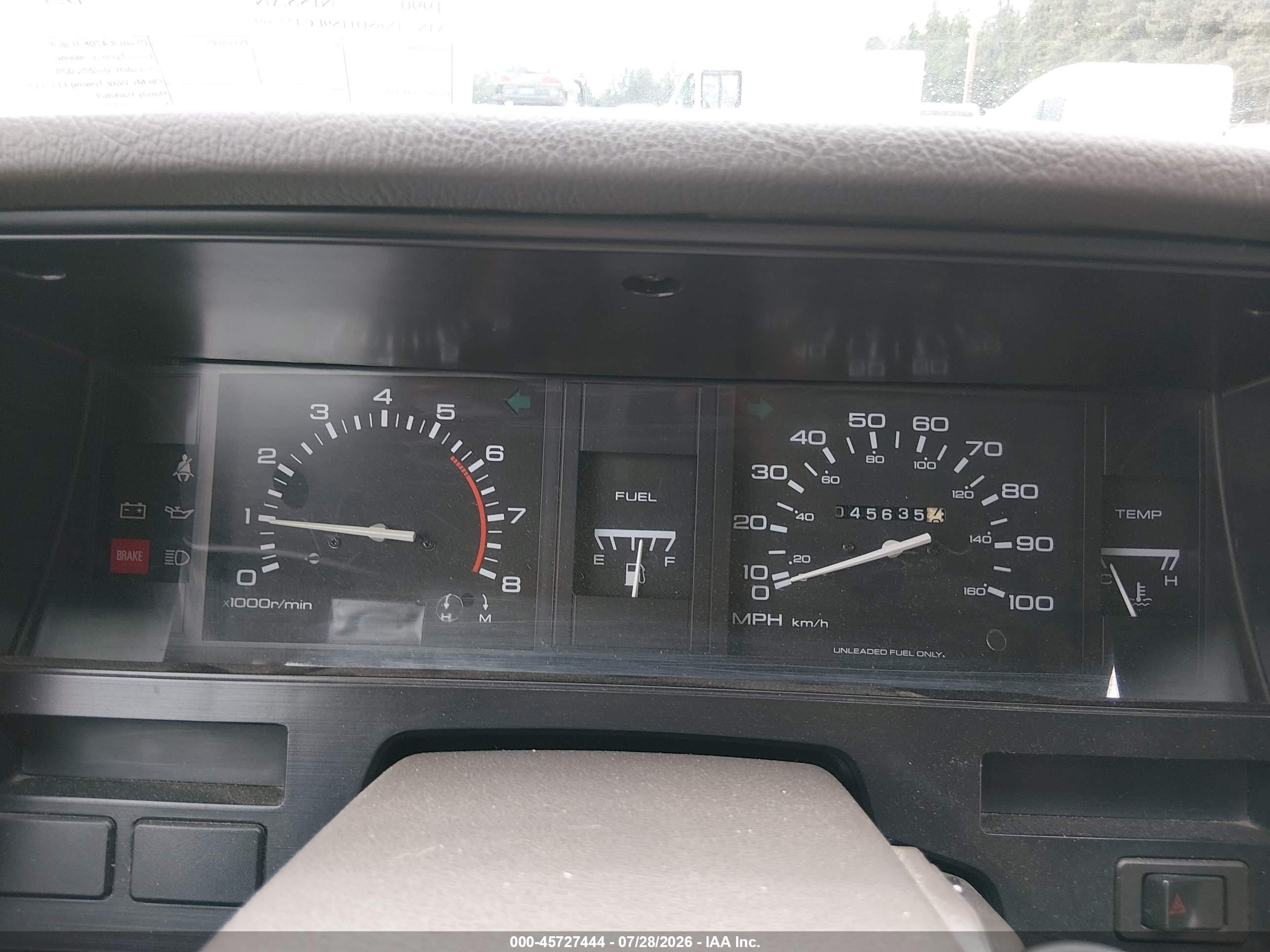 1990 Nissan D21 Short Bed Gray vin: 1N6SD11S9LC422769
