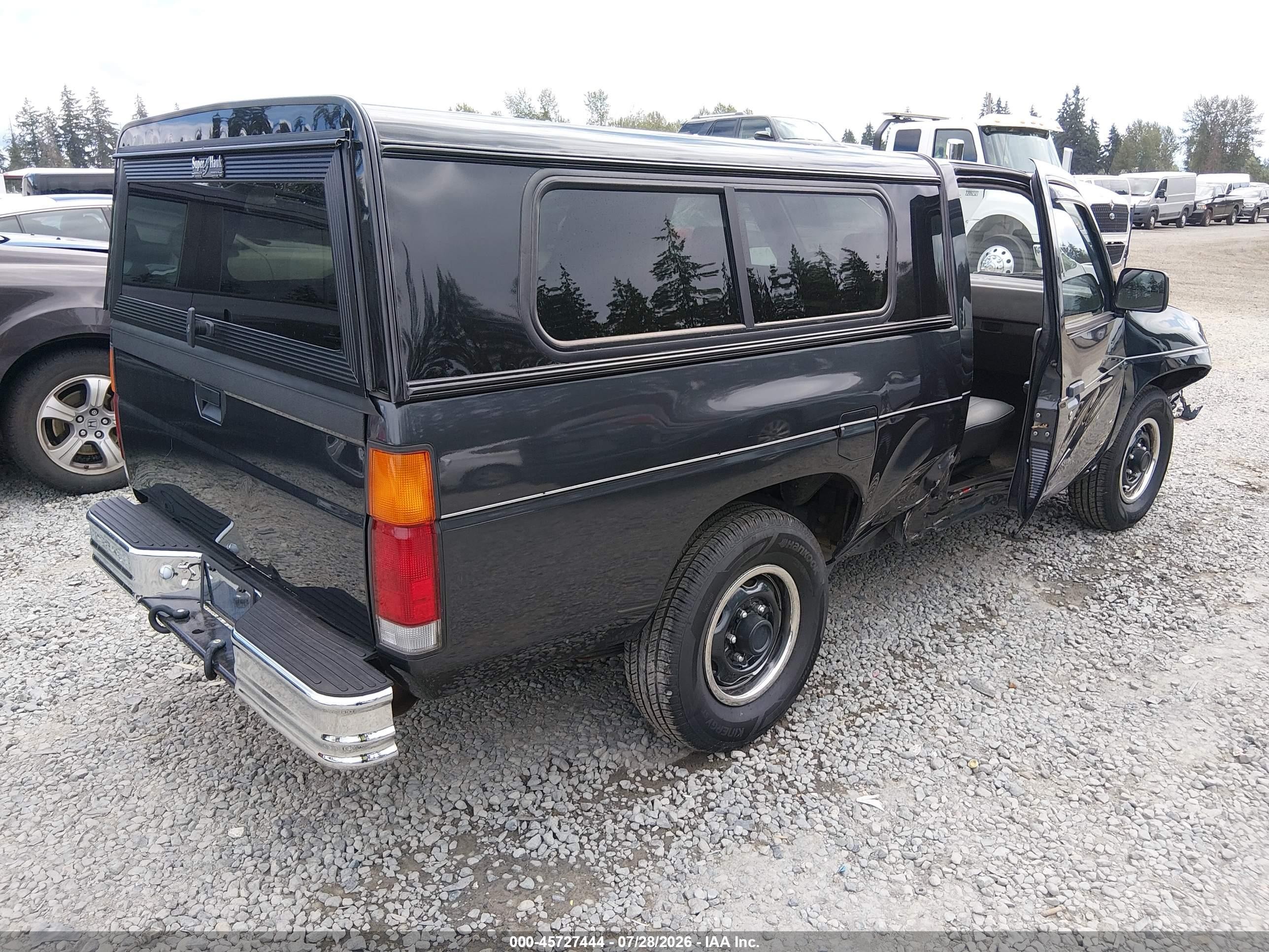1990 Nissan D21 Short Bed Gray vin: 1N6SD11S9LC422769