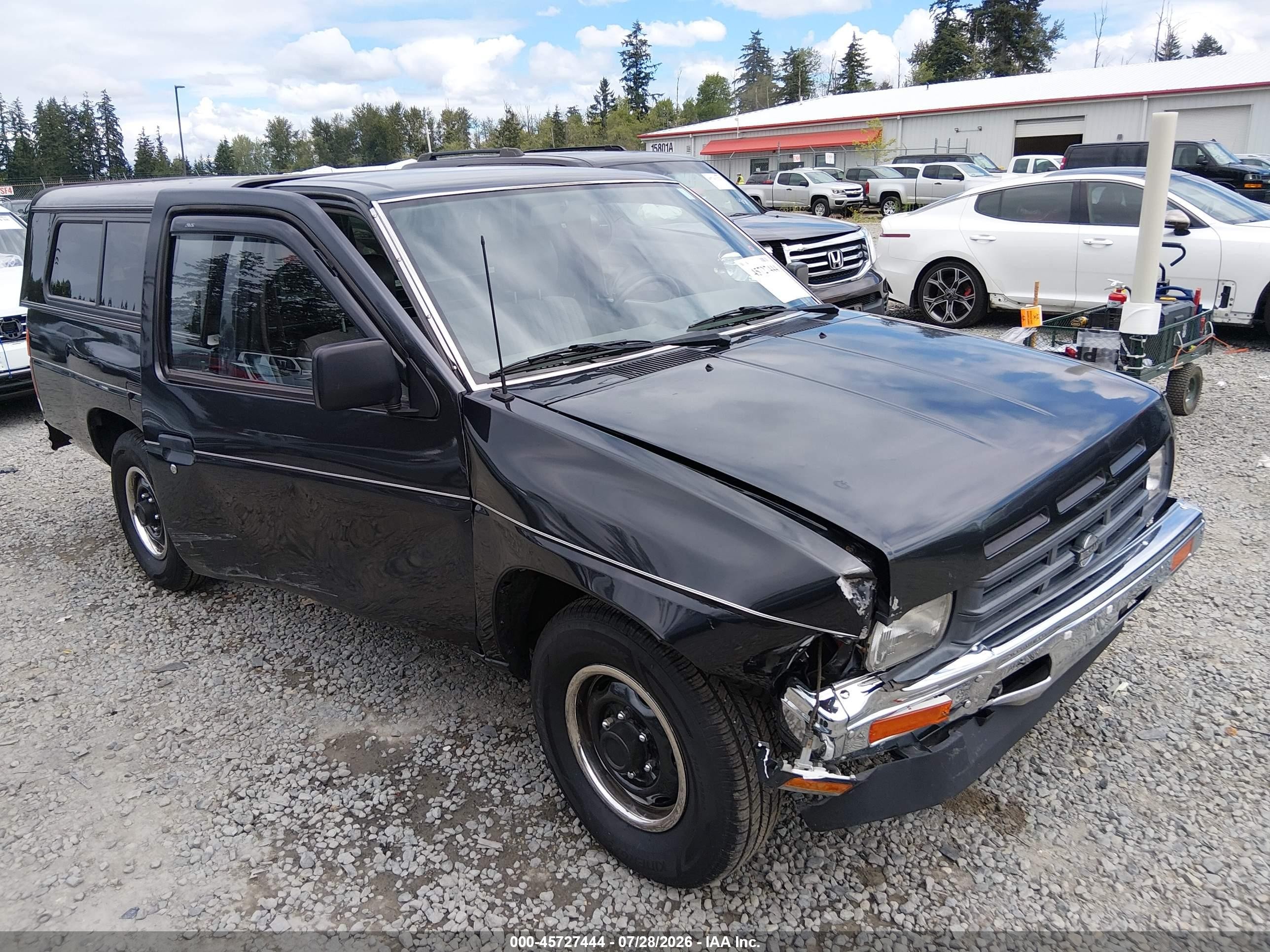 1990 Nissan D21 Short Bed Gray vin: 1N6SD11S9LC422769