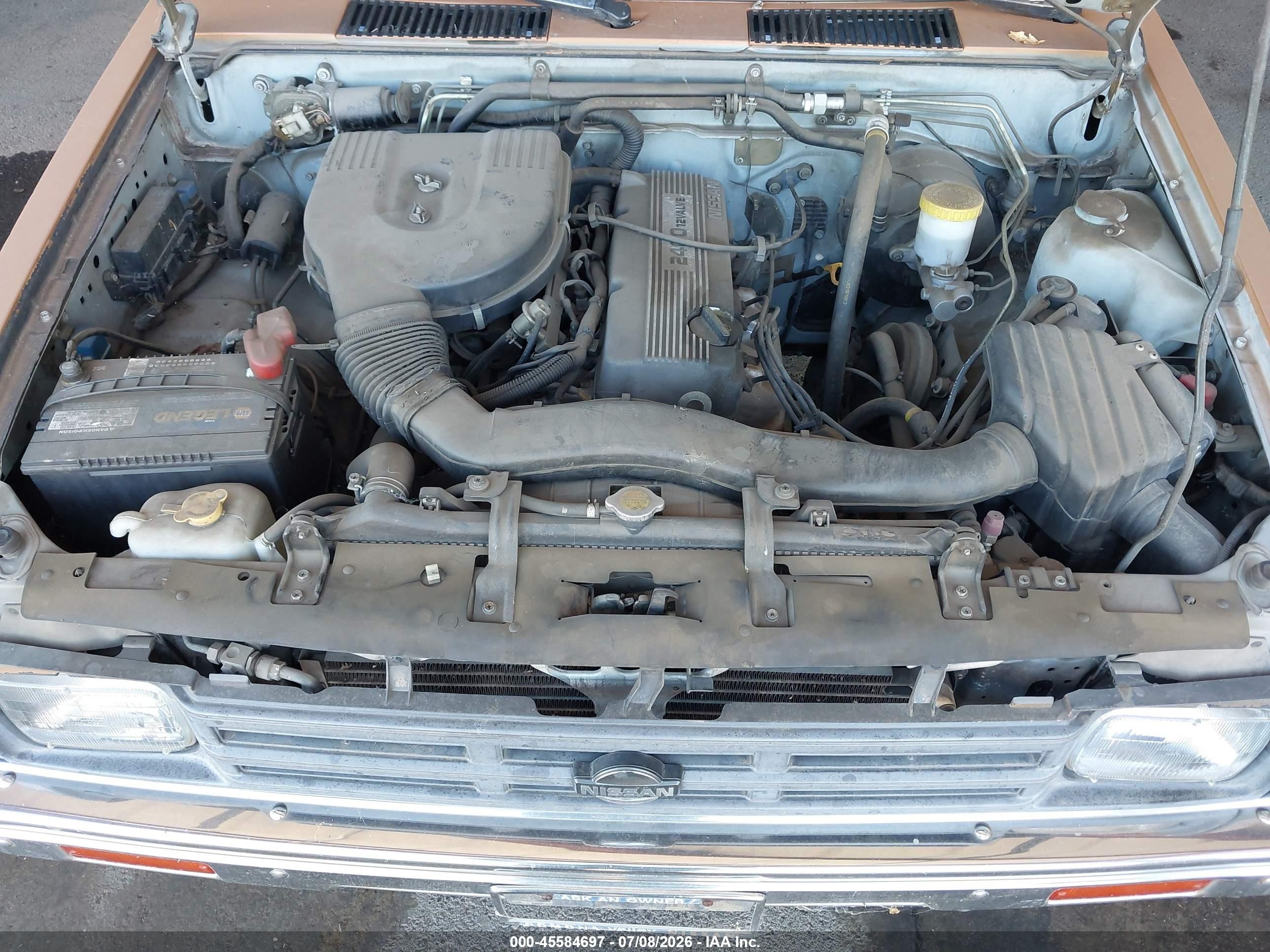 1990 Nissan D21 Short Bed Золотой vin: 1N6SD11S9LC426174
