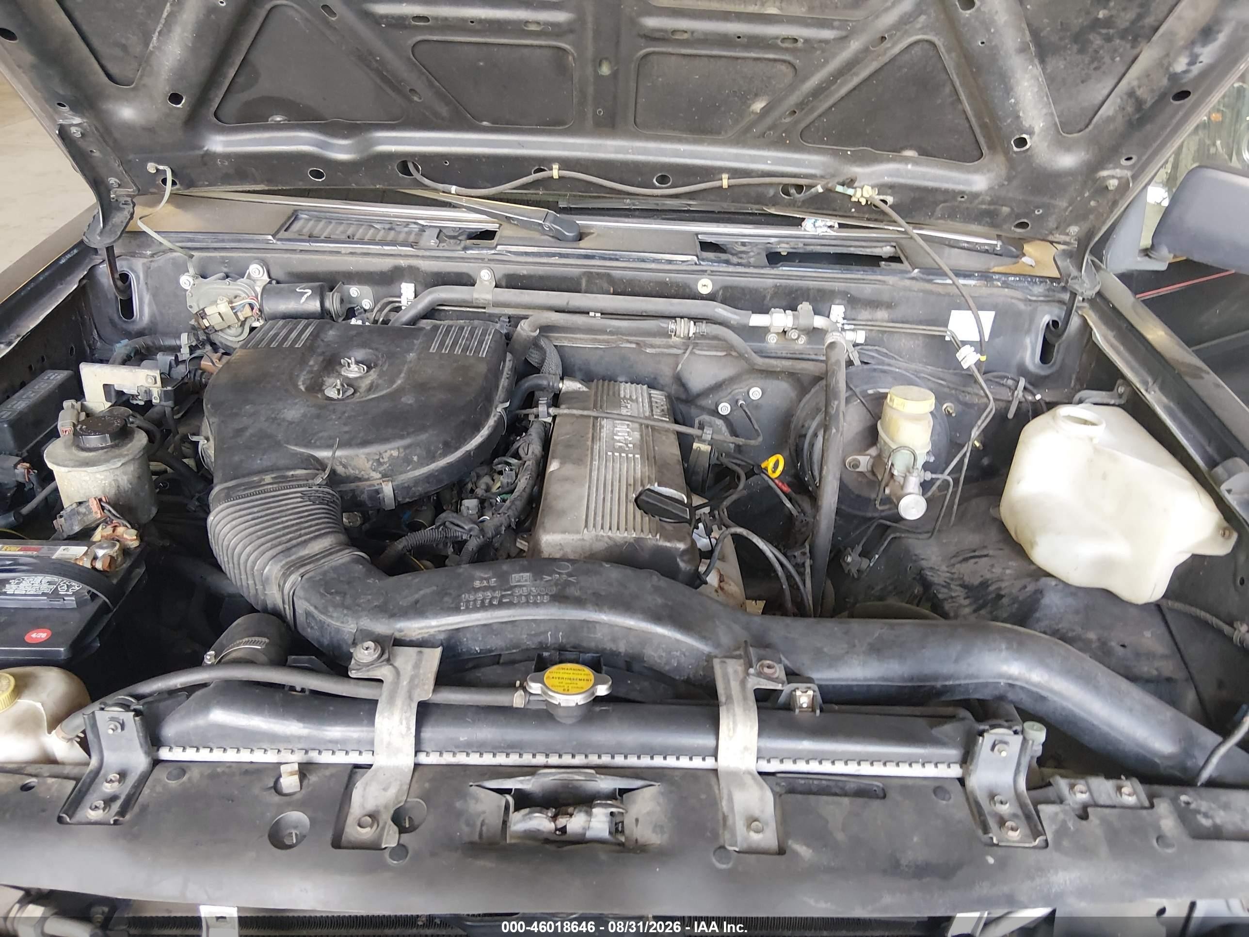 1997 Nissan 4x2 Truck Xe Черный vin: 1N6SD11S9VC430373