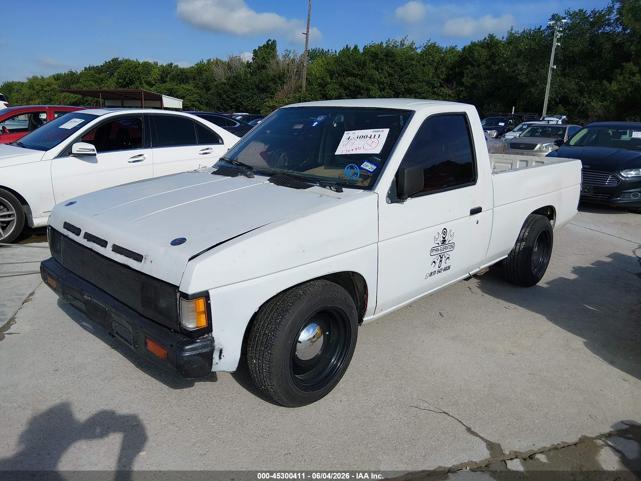 1991 Nissan Truck Short Wheelbase White vin: 1N6SD11SXMC425939