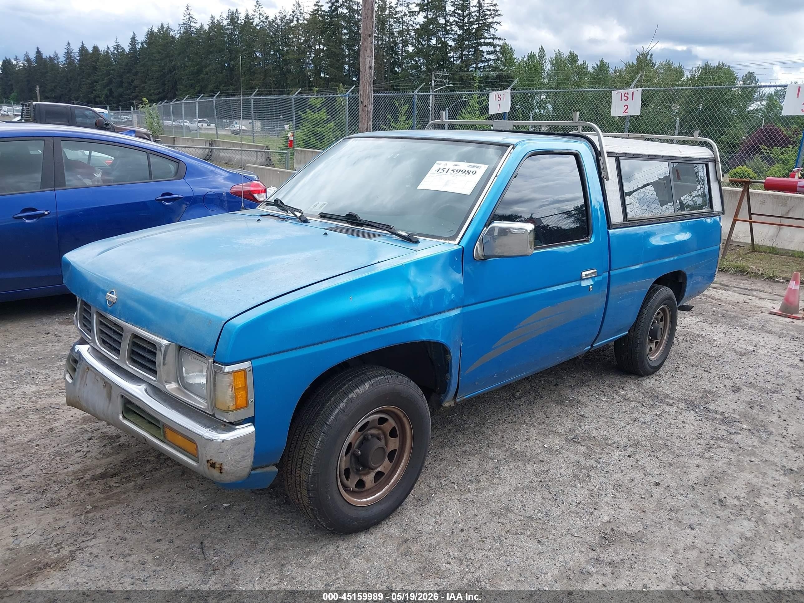 1995 Nissan Truck E/xe Blue vin: 1N6SD11SXSC385617