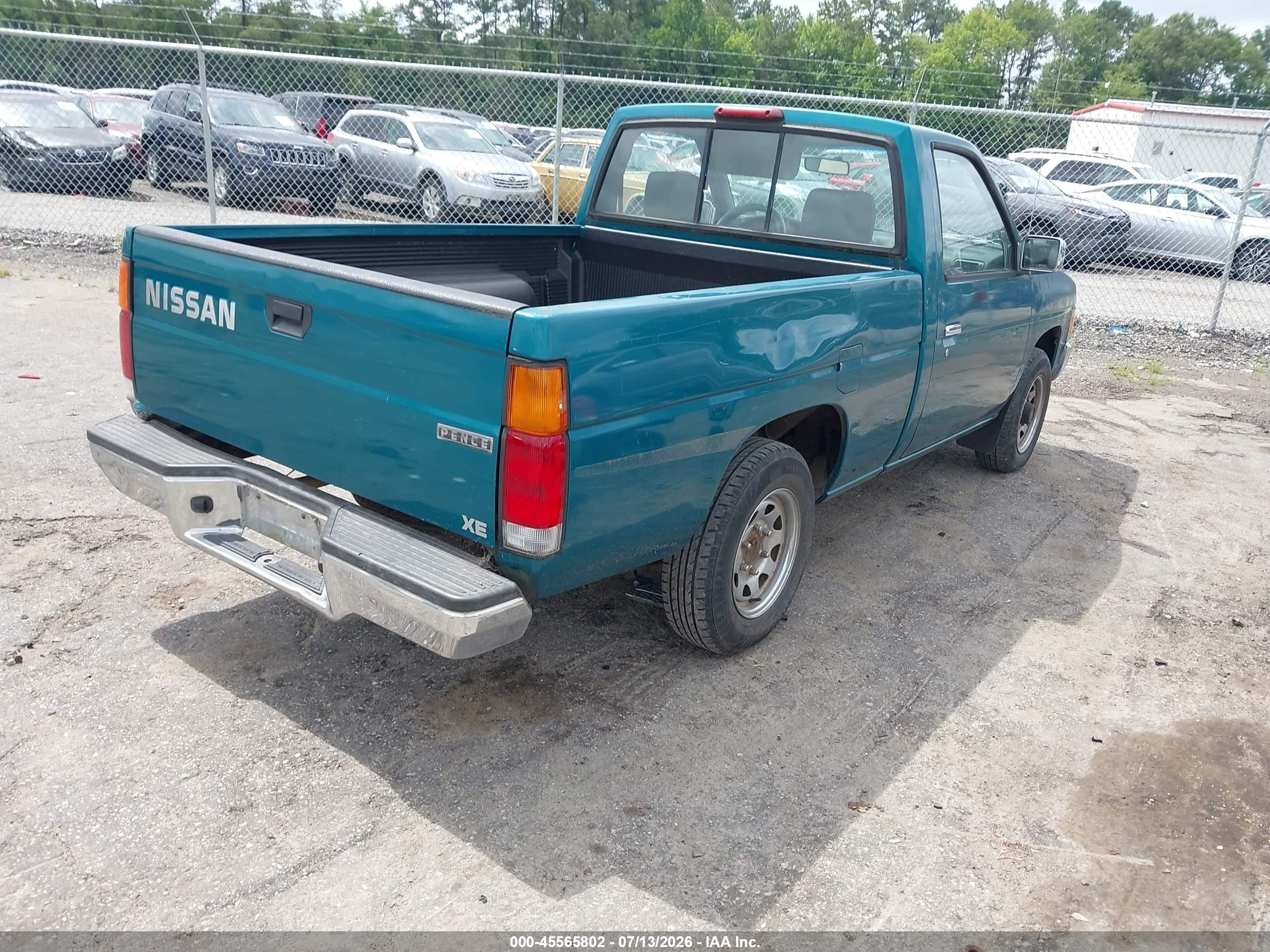 1995 Nissan Truck E/xe Green vin: 1N6SD11SXSC402495