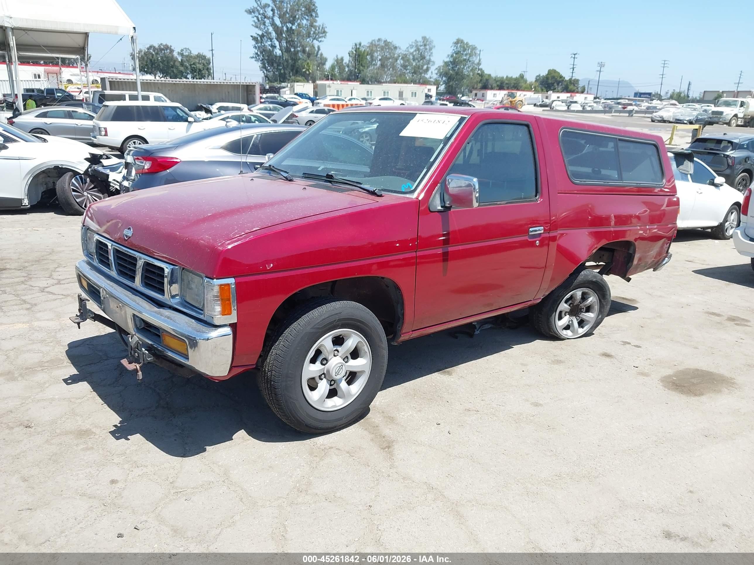 1996 Nissan Truck Xe Red vin: 1N6SD11SXTC321059