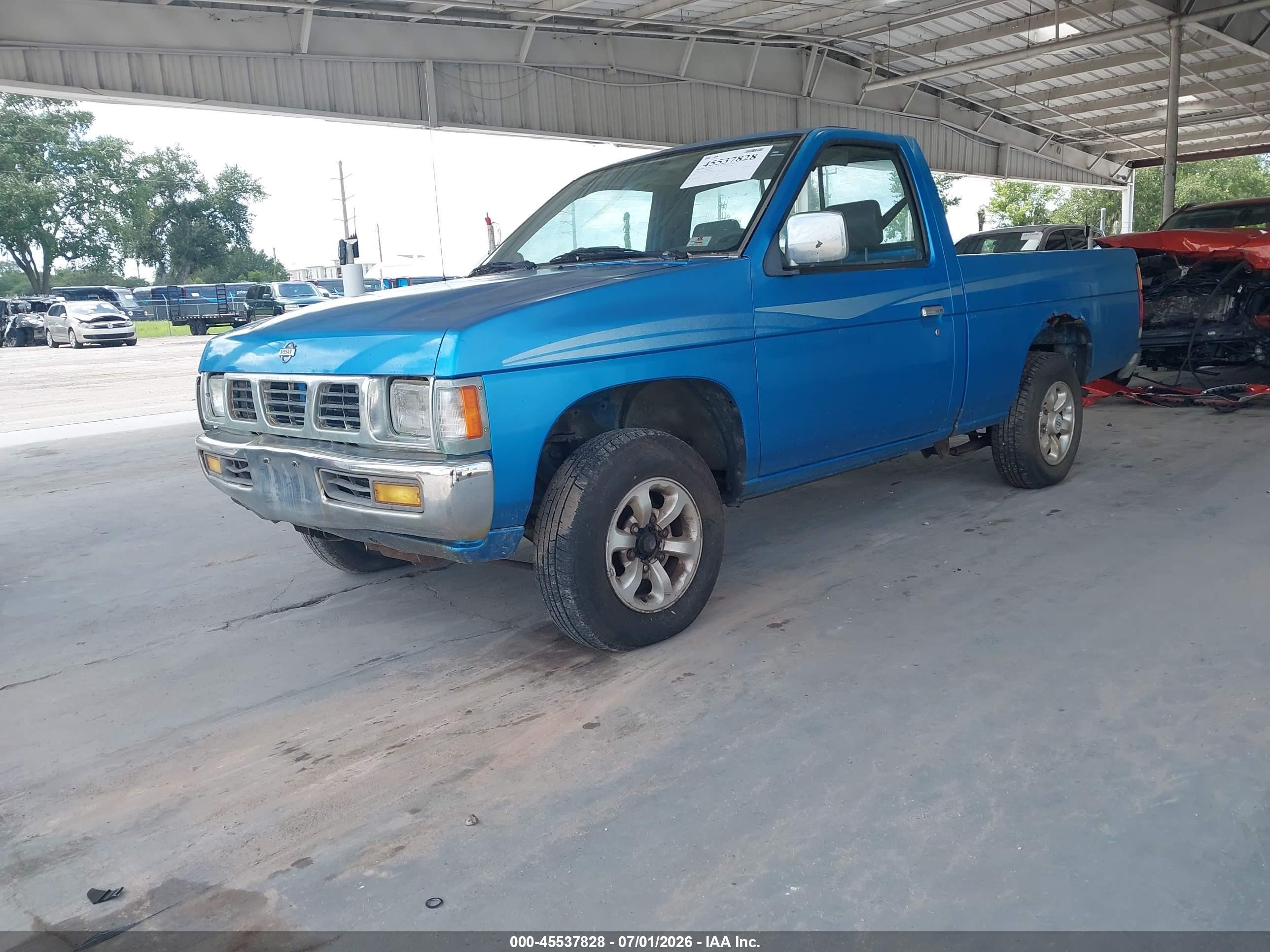 1996 Nissan Truck Xe Blue vin: 1N6SD11SXTC337844