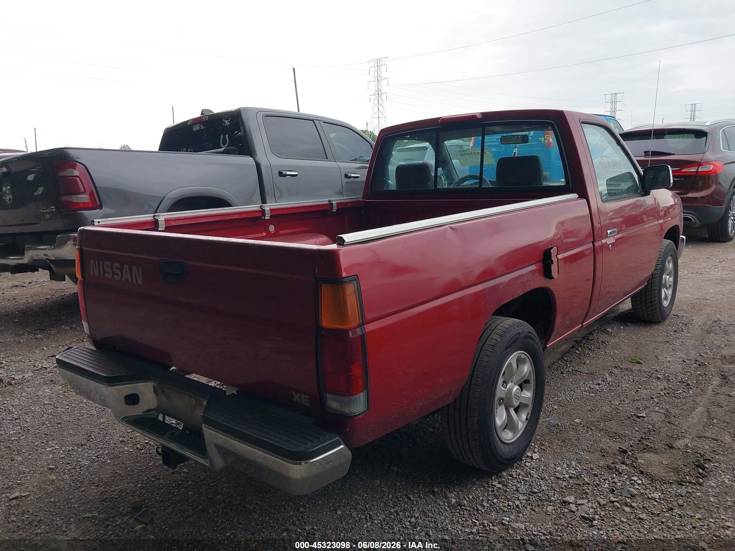 1997 Nissan 4x2 Truck Xe Red vin: 1N6SD11SXVC395200