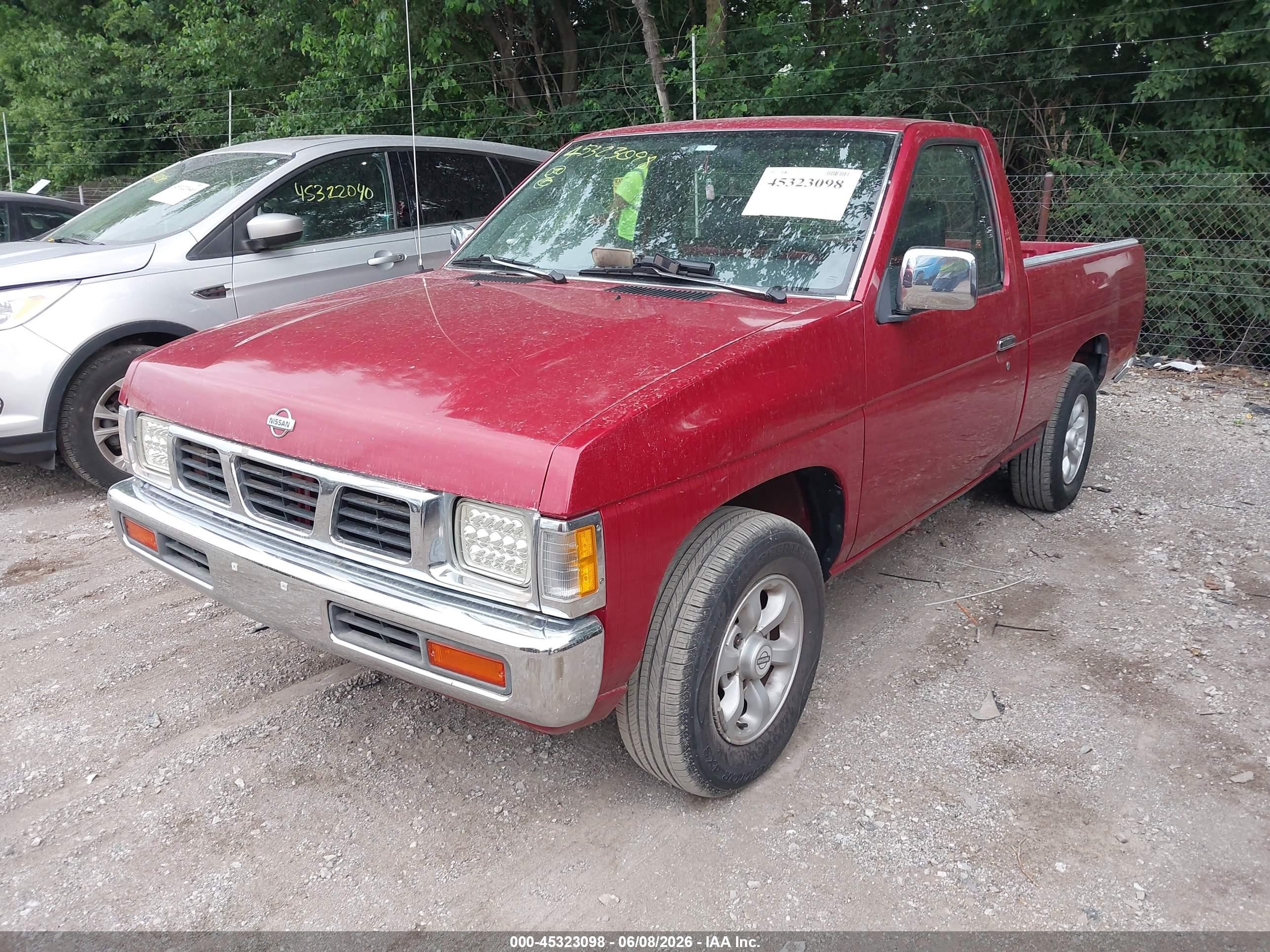 1997 Nissan 4x2 Truck Xe Red vin: 1N6SD11SXVC395200