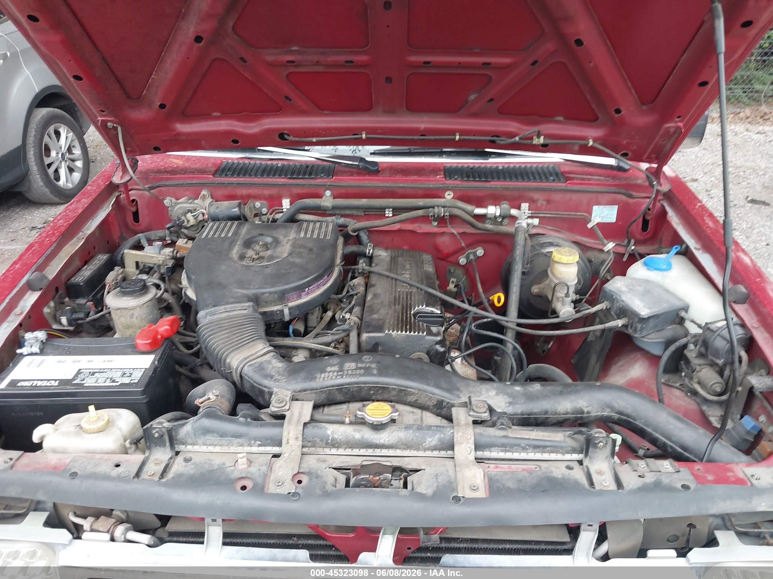 1997 Nissan 4x2 Truck Xe Red vin: 1N6SD11SXVC395200