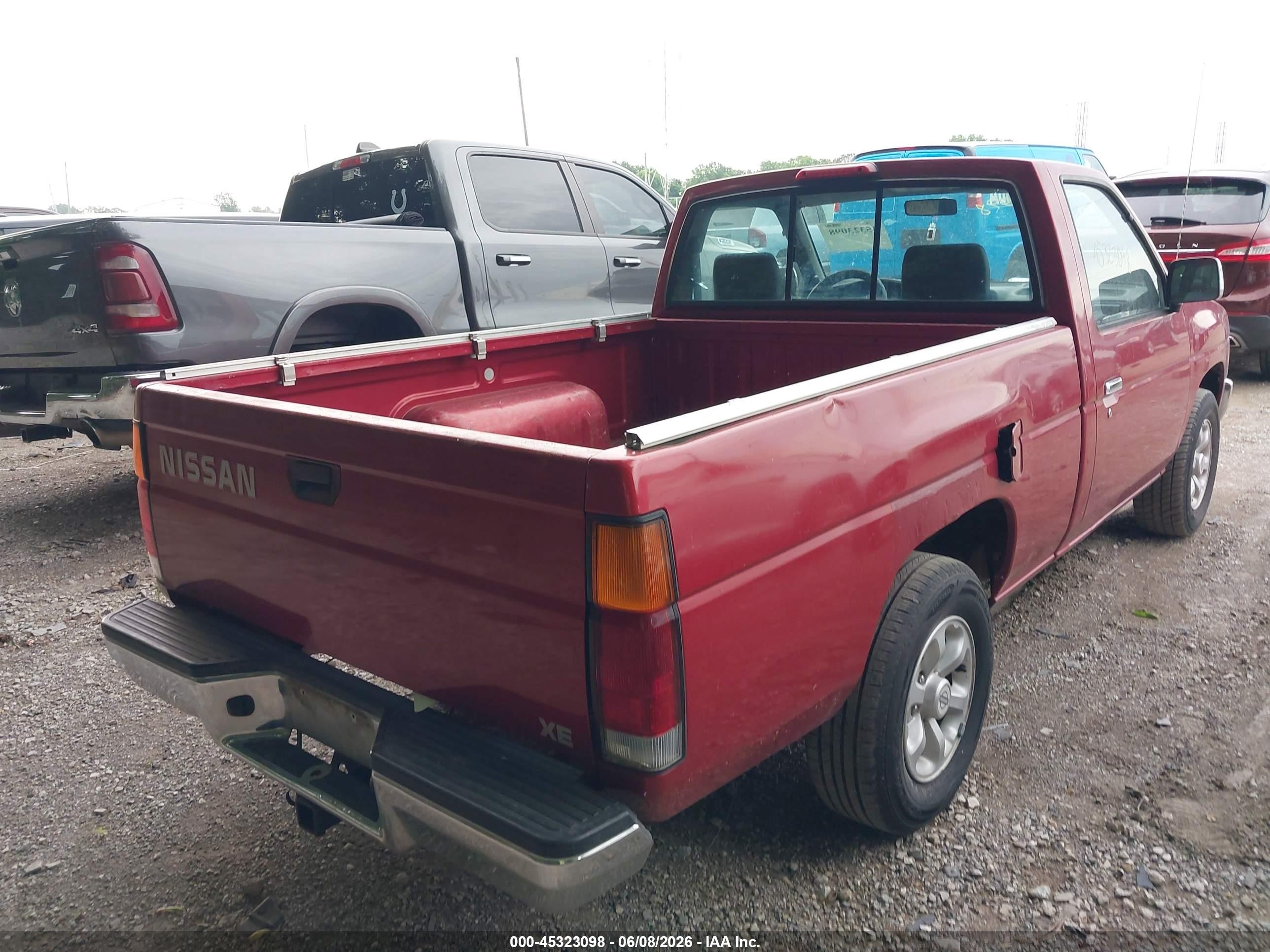 1997 Nissan 4x2 Truck Xe Red vin: 1N6SD11SXVC395200