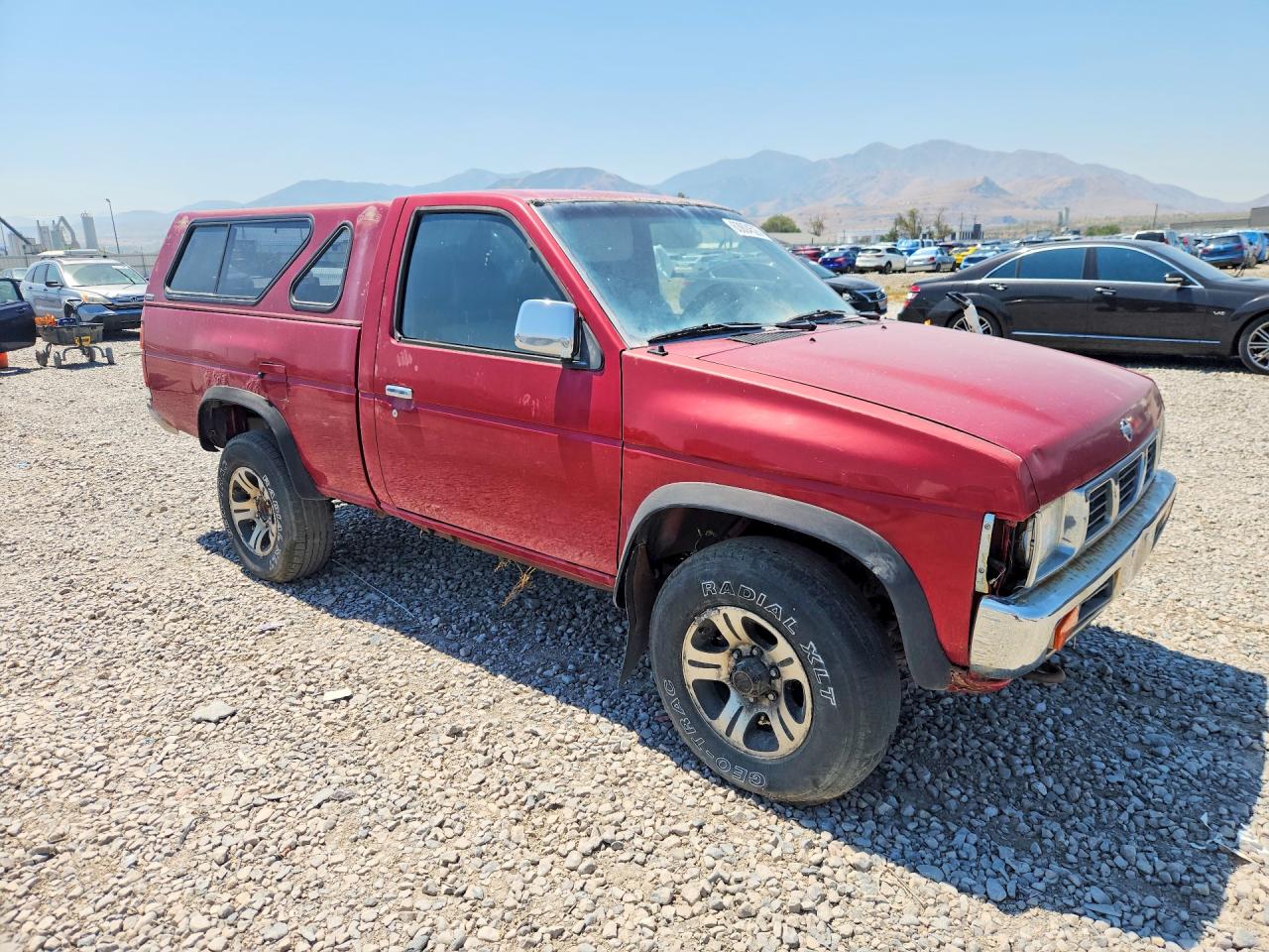 1997 Nissan Truck Xe Maroon vin: 1N6SD11Y0VC386011