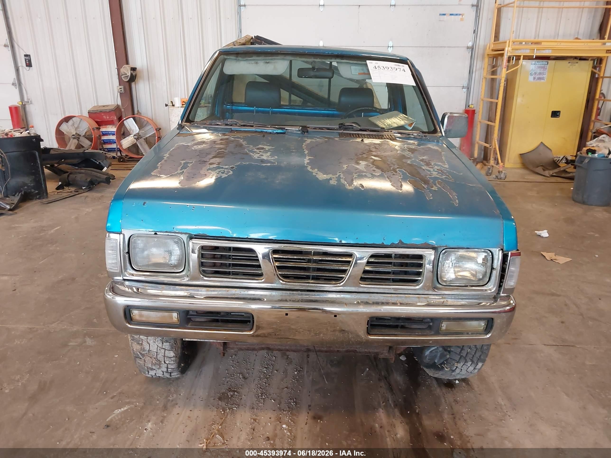 1997 Nissan 4x4 Truck Xe Blue vin: 1N6SD11Y1VC328828